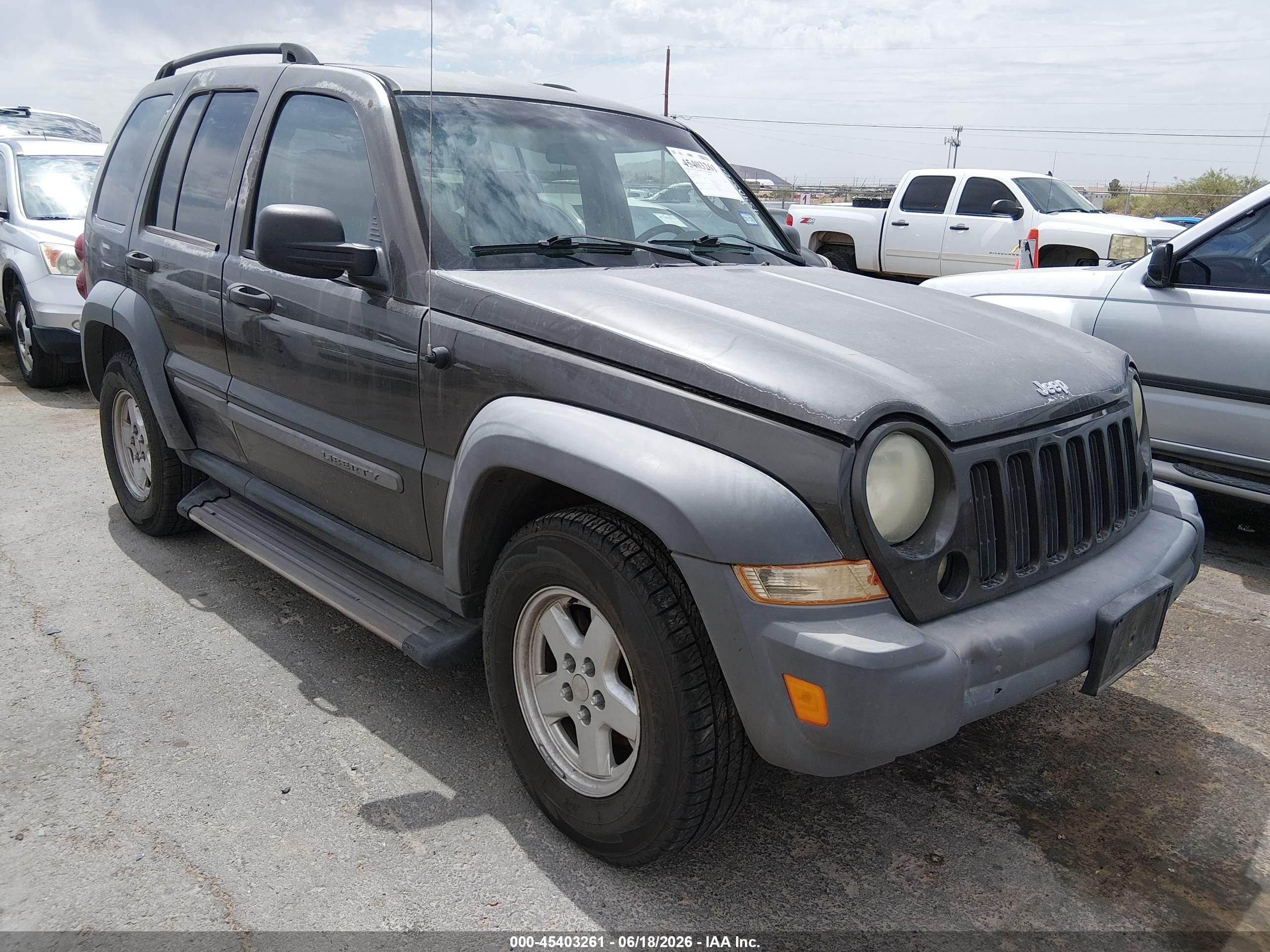 2005 Jeep Liberty Sport Brown vin: 1J4GL48K35W508724