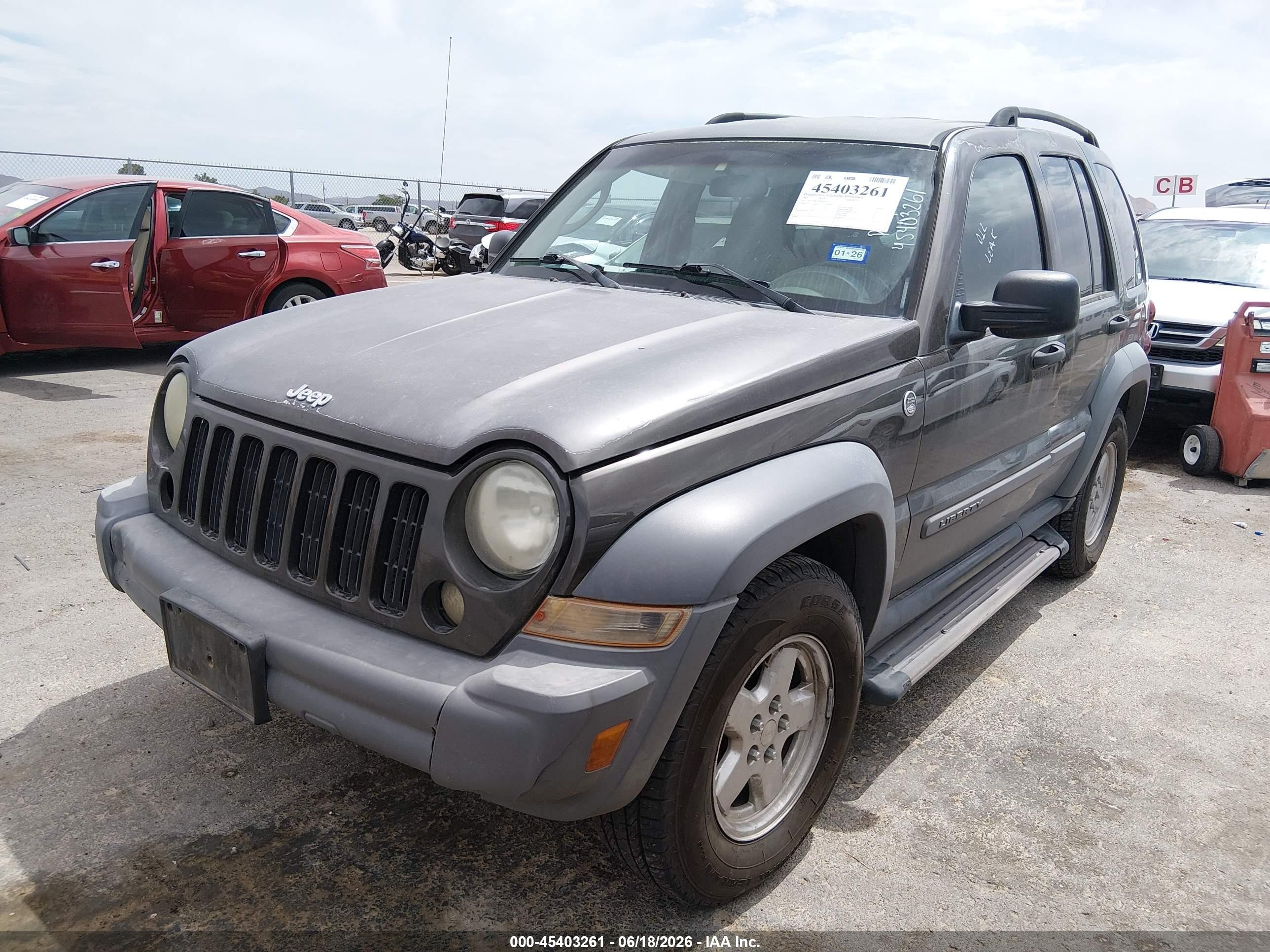 2005 Jeep Liberty Sport Brown vin: 1J4GL48K35W508724