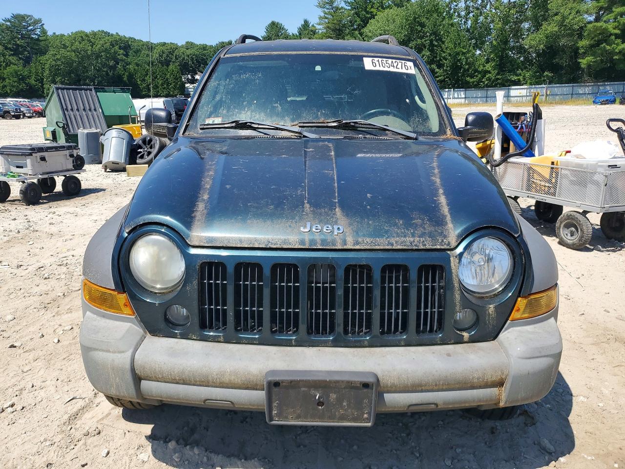 2005 Jeep Liberty Sport Green vin: 1J4GL48K35W584265