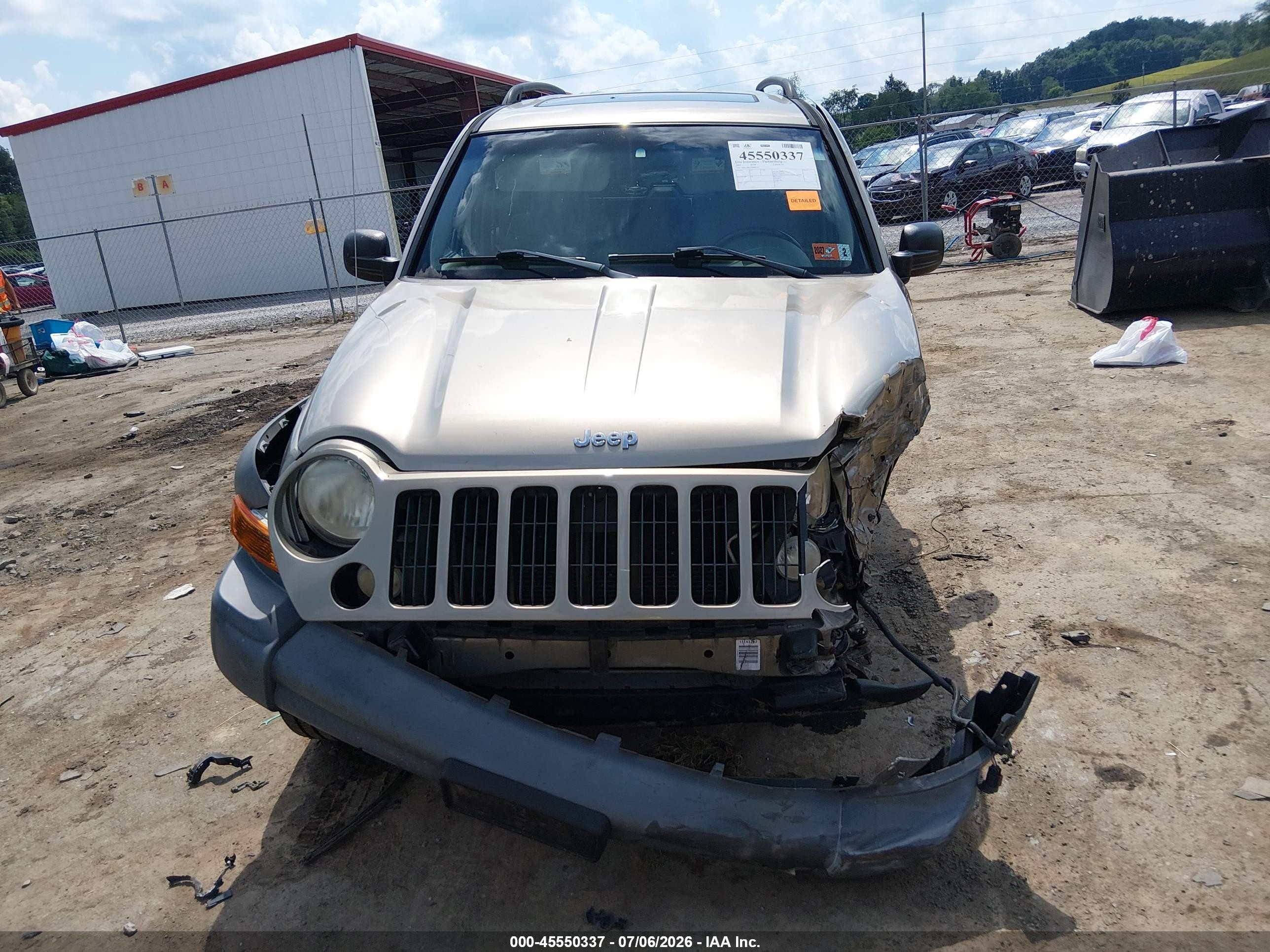 2005 Jeep Liberty Sport Silver vin: 1J4GL48K35W698430