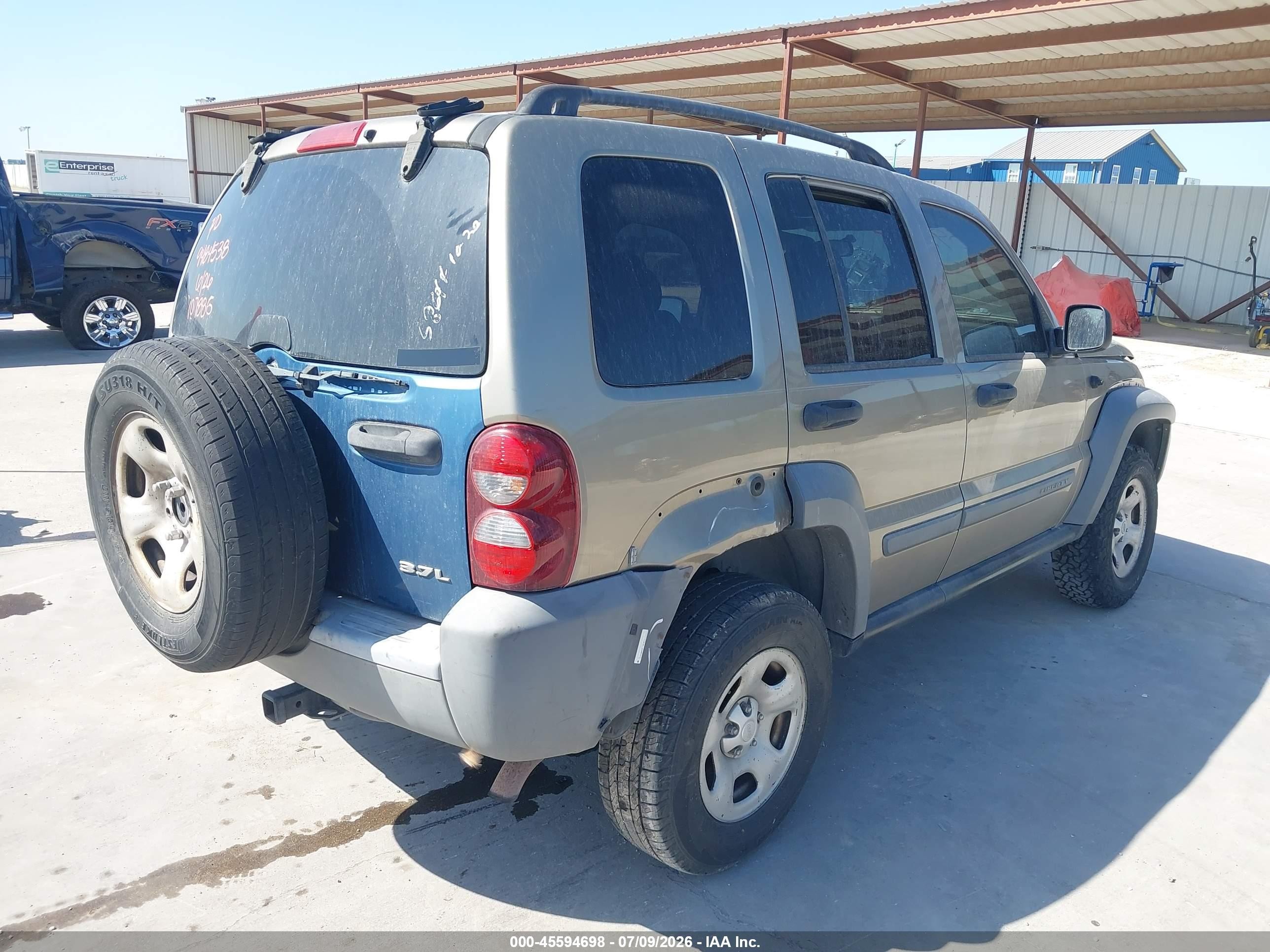 2006 Jeep Liberty Sport Beige vin: 1J4GL48K36W107885