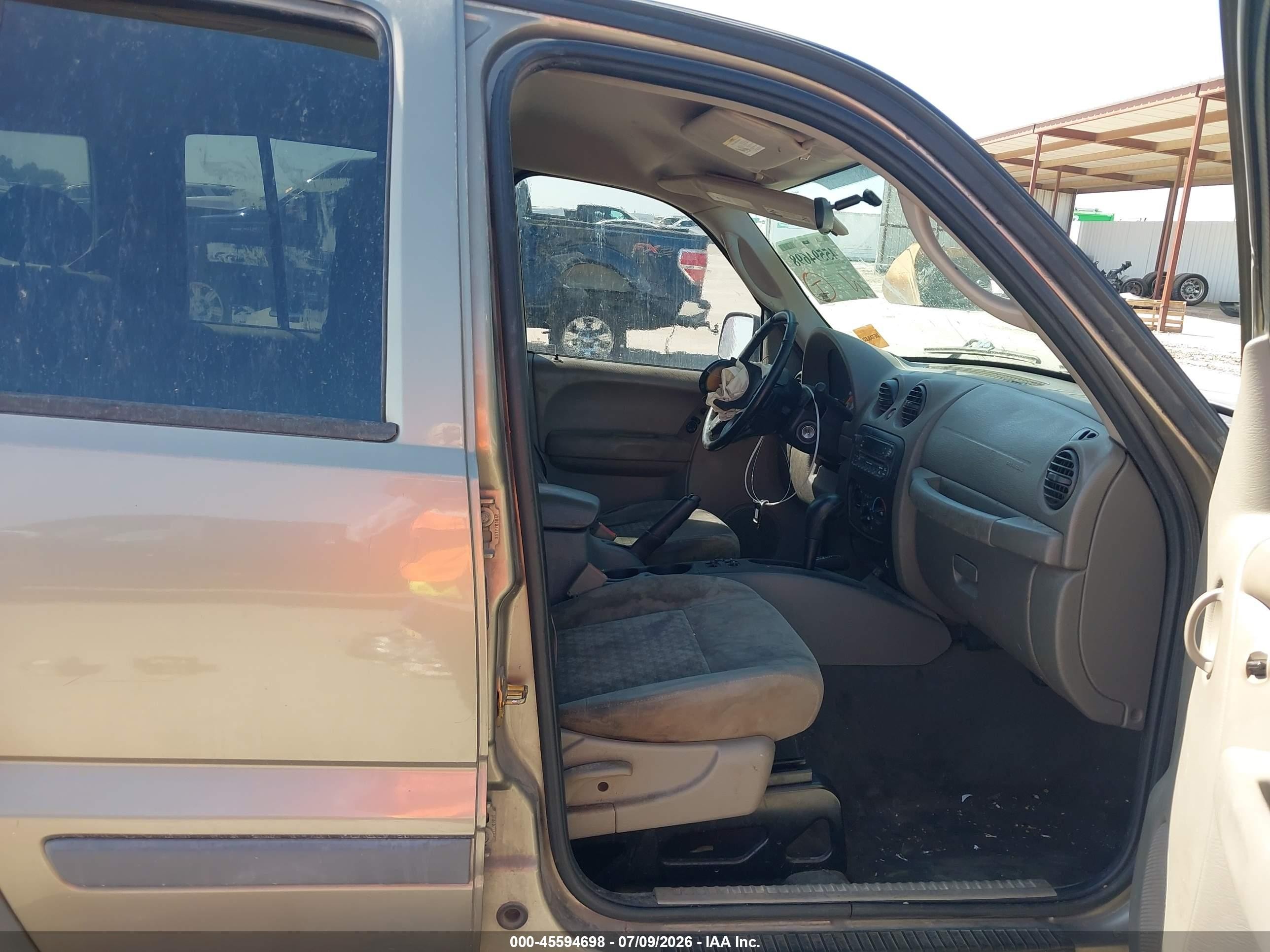 2006 Jeep Liberty Sport Beige vin: 1J4GL48K36W107885
