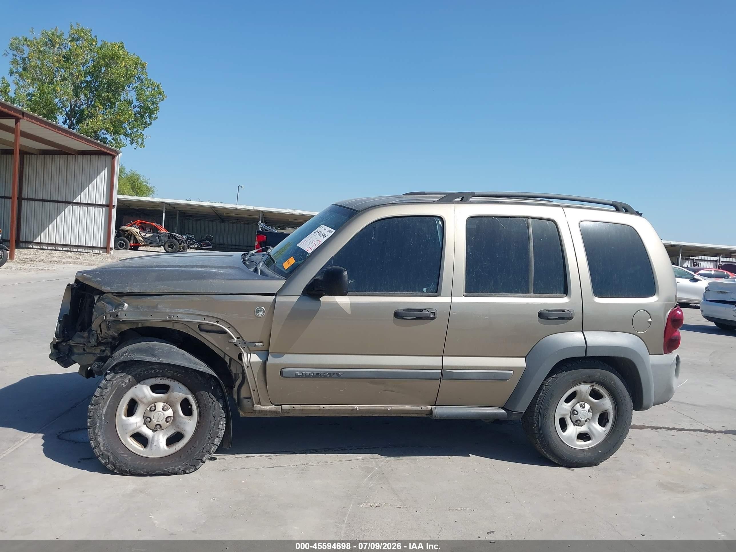 2006 Jeep Liberty Sport Beige vin: 1J4GL48K36W107885