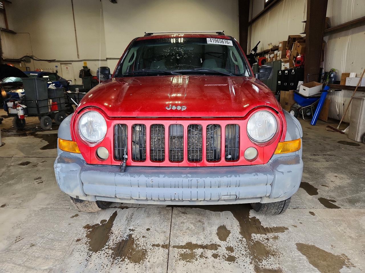 2006 Jeep Liberty Sport Красный vin: 1J4GL48K36W139073