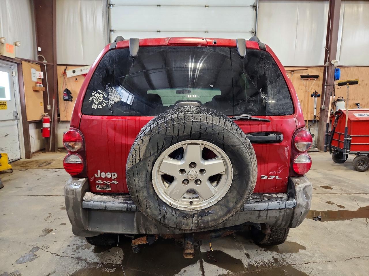2006 Jeep Liberty Sport Красный vin: 1J4GL48K36W139073