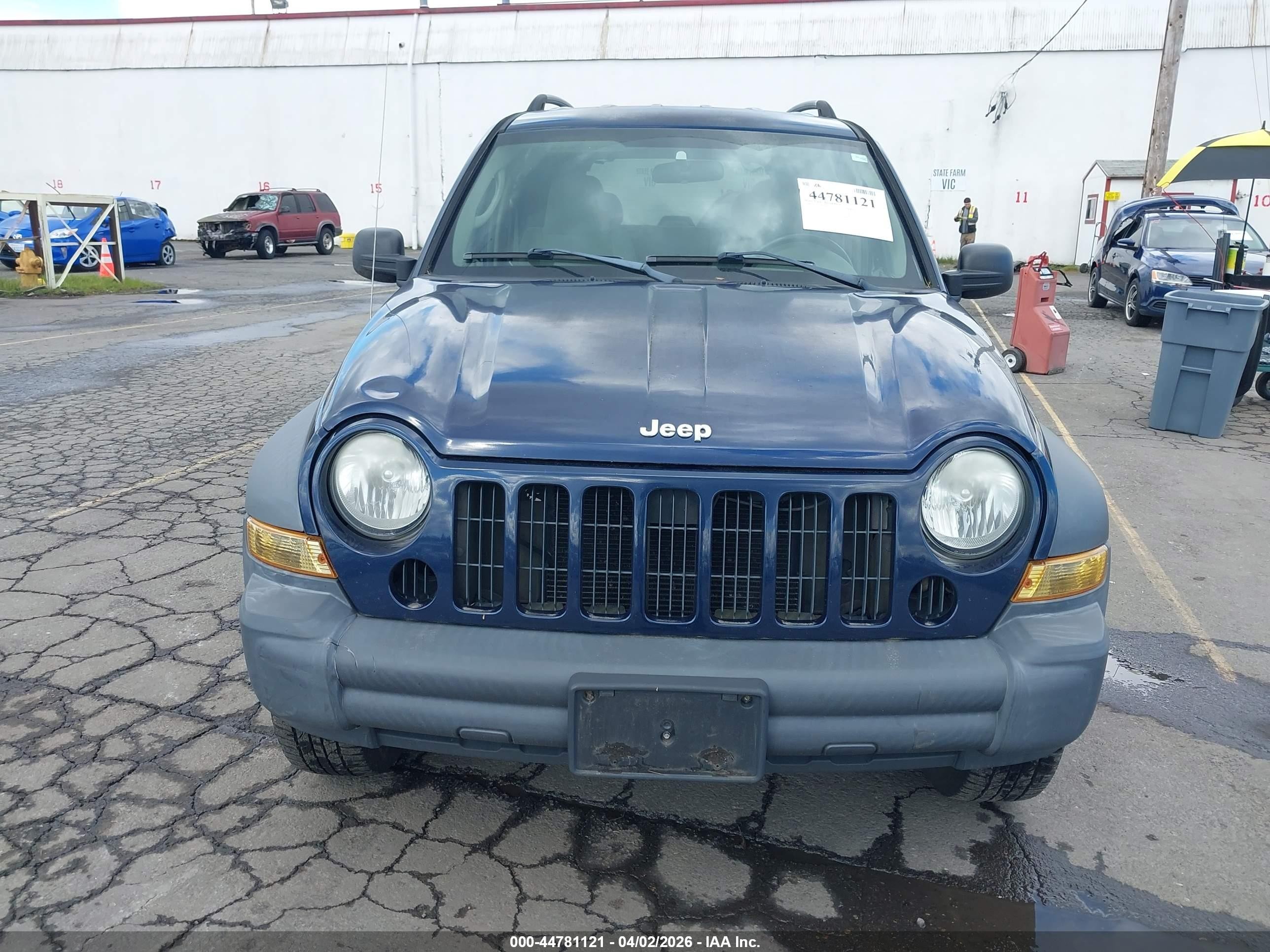 2006 Jeep Liberty Sport Blue vin: 1J4GL48K36W163261