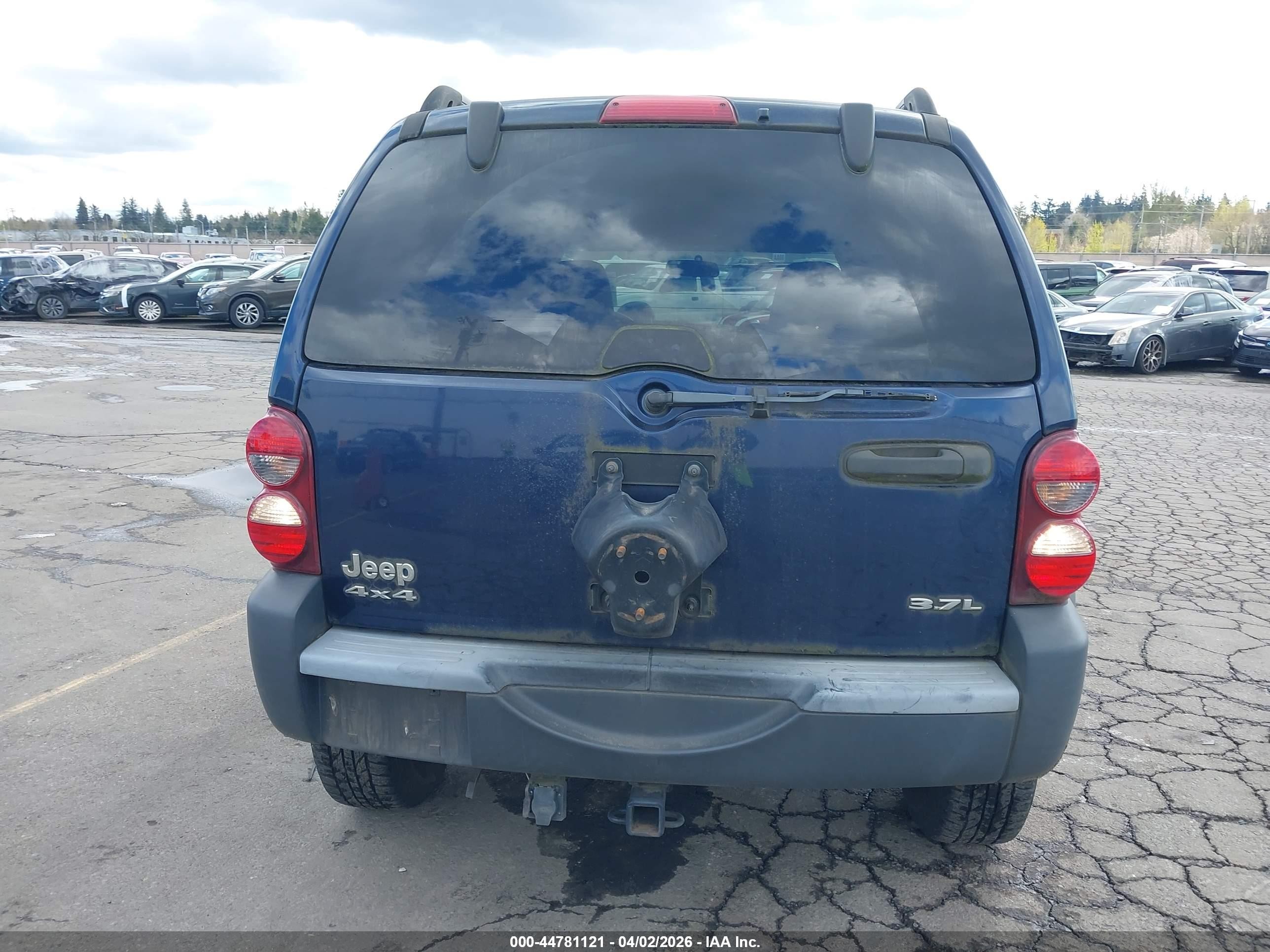 2006 Jeep Liberty Sport Blue vin: 1J4GL48K36W163261