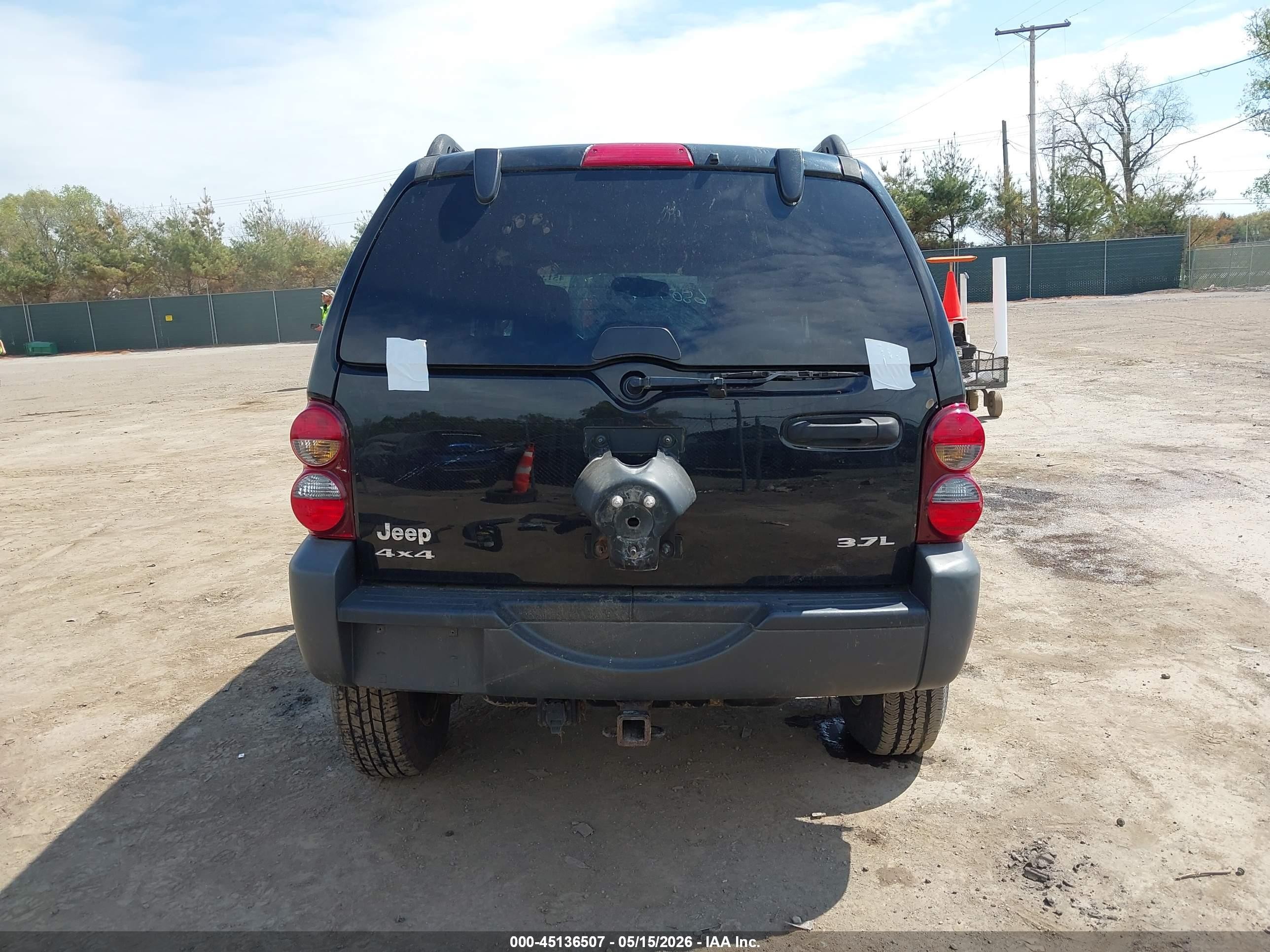2006 Jeep Liberty Sport Black vin: 1J4GL48K36W259987