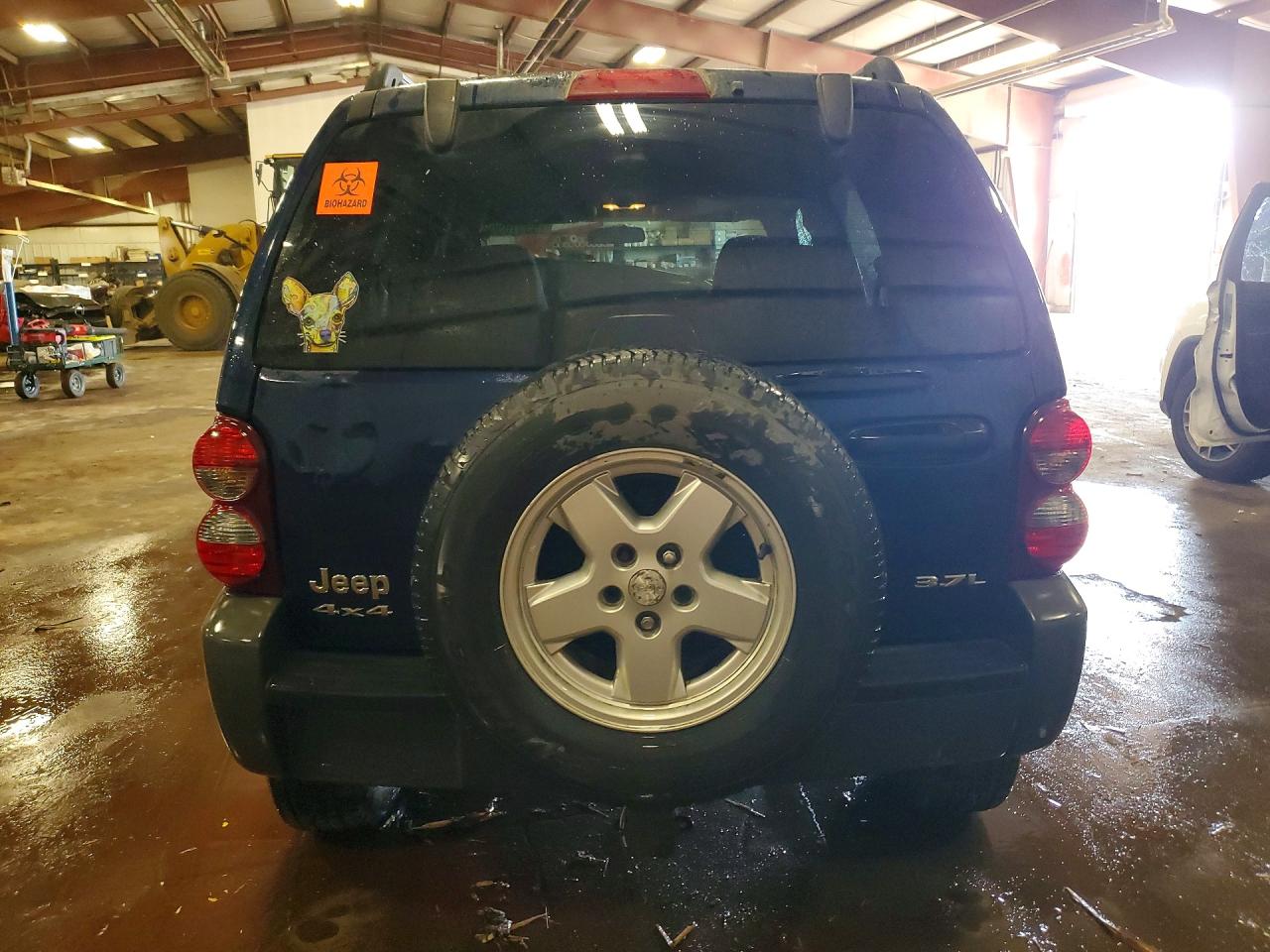 2007 Jeep Liberty Sport Blue vin: 1J4GL48K37W524554