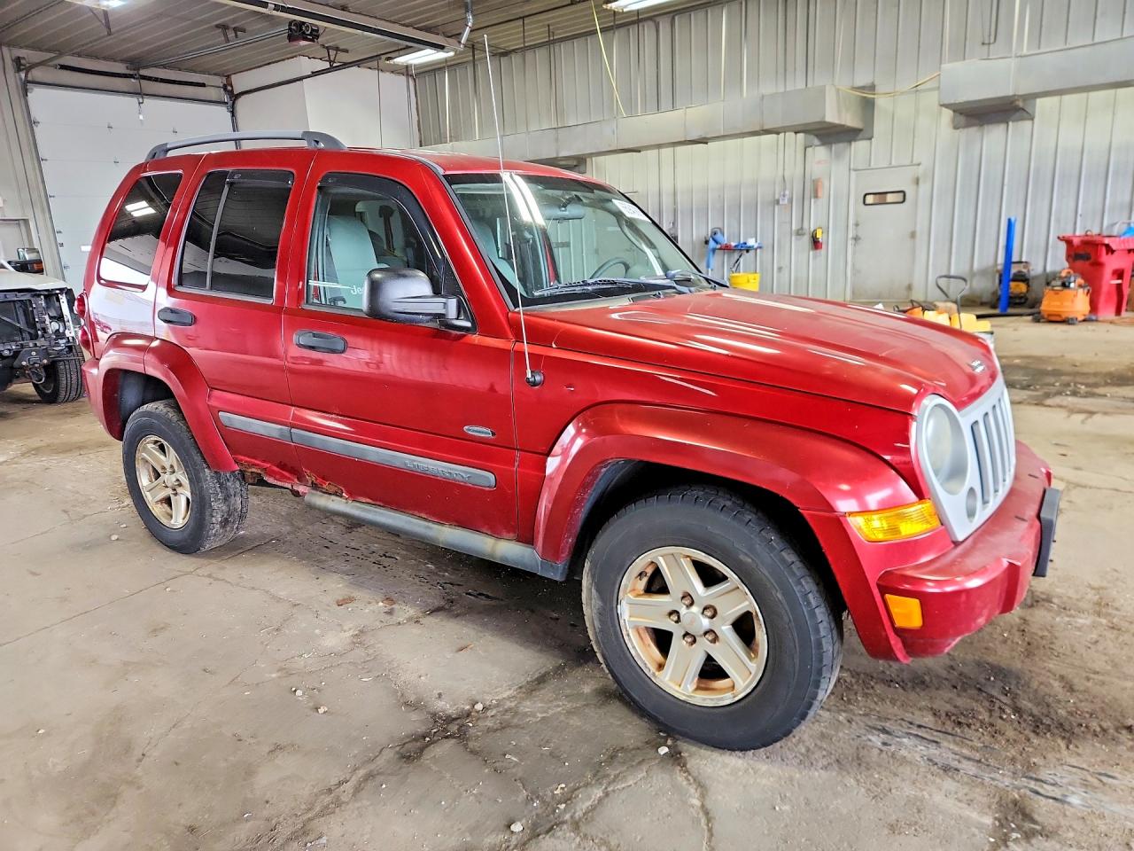 2007 Jeep Liberty Sport Красный vin: 1J4GL48K37W580512