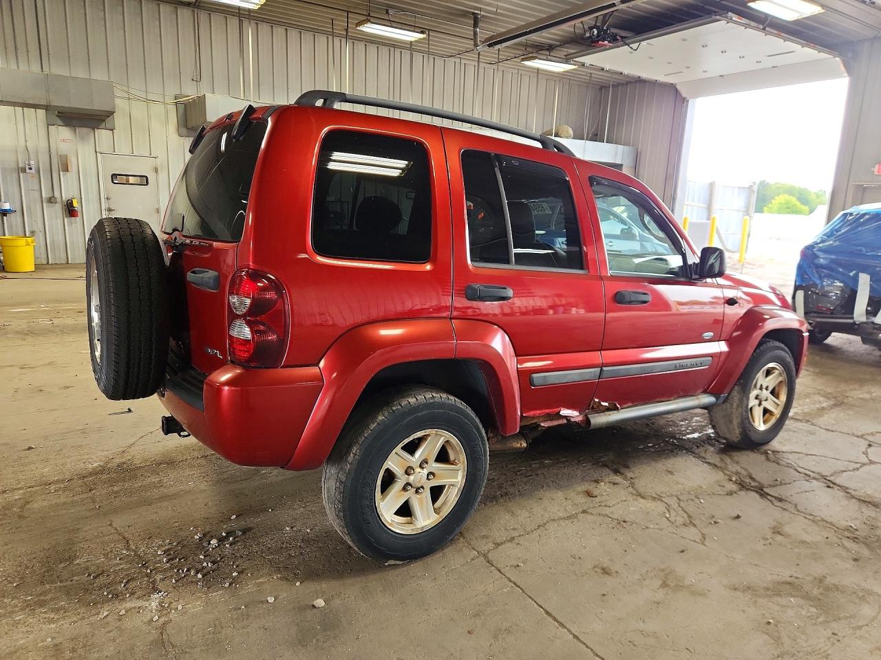 2007 Jeep Liberty Sport Красный vin: 1J4GL48K37W580512