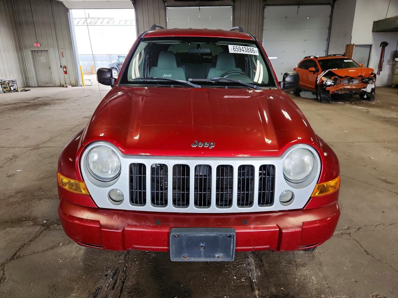2007 Jeep Liberty Sport Красный vin: 1J4GL48K37W580512