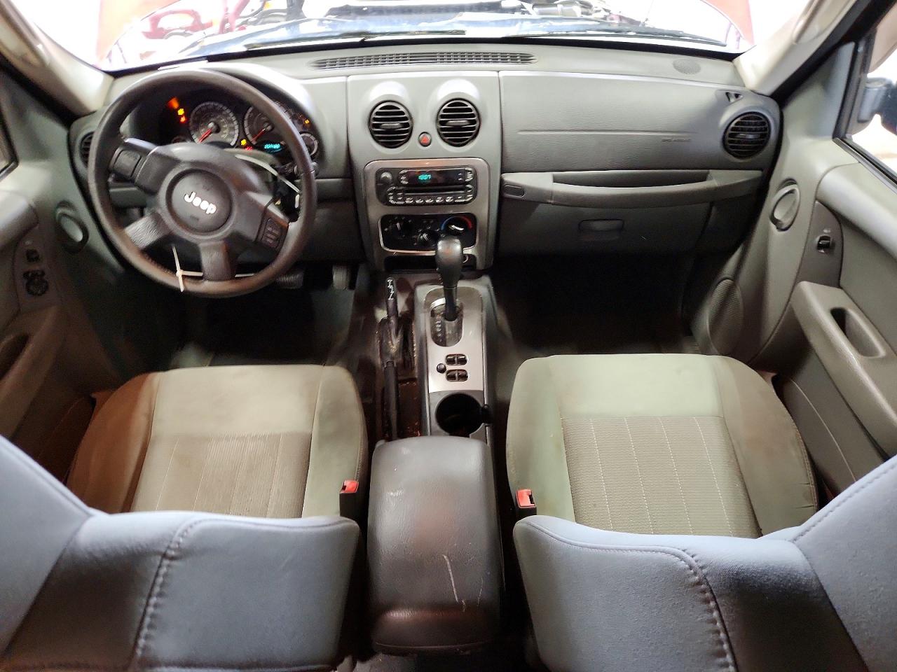 2007 Jeep Liberty Sport Красный vin: 1J4GL48K37W580512