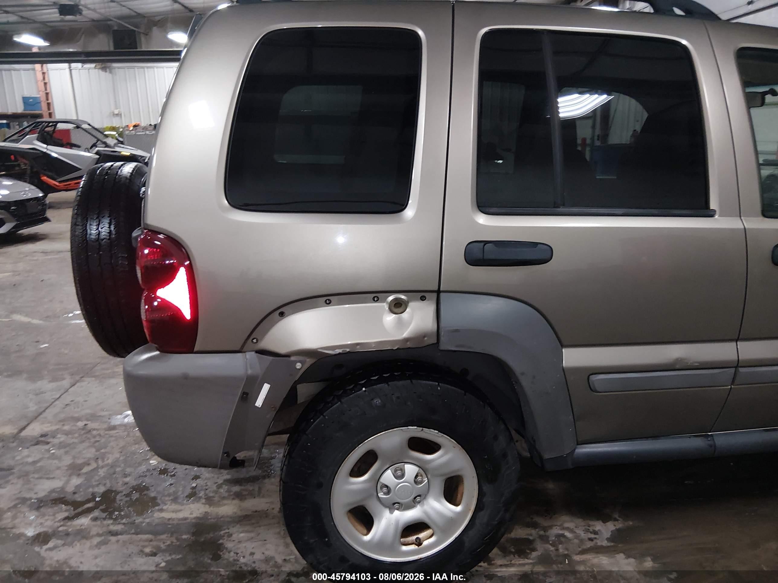 2007 Jeep Liberty Sport Brown vin: 1J4GL48K37W645598
