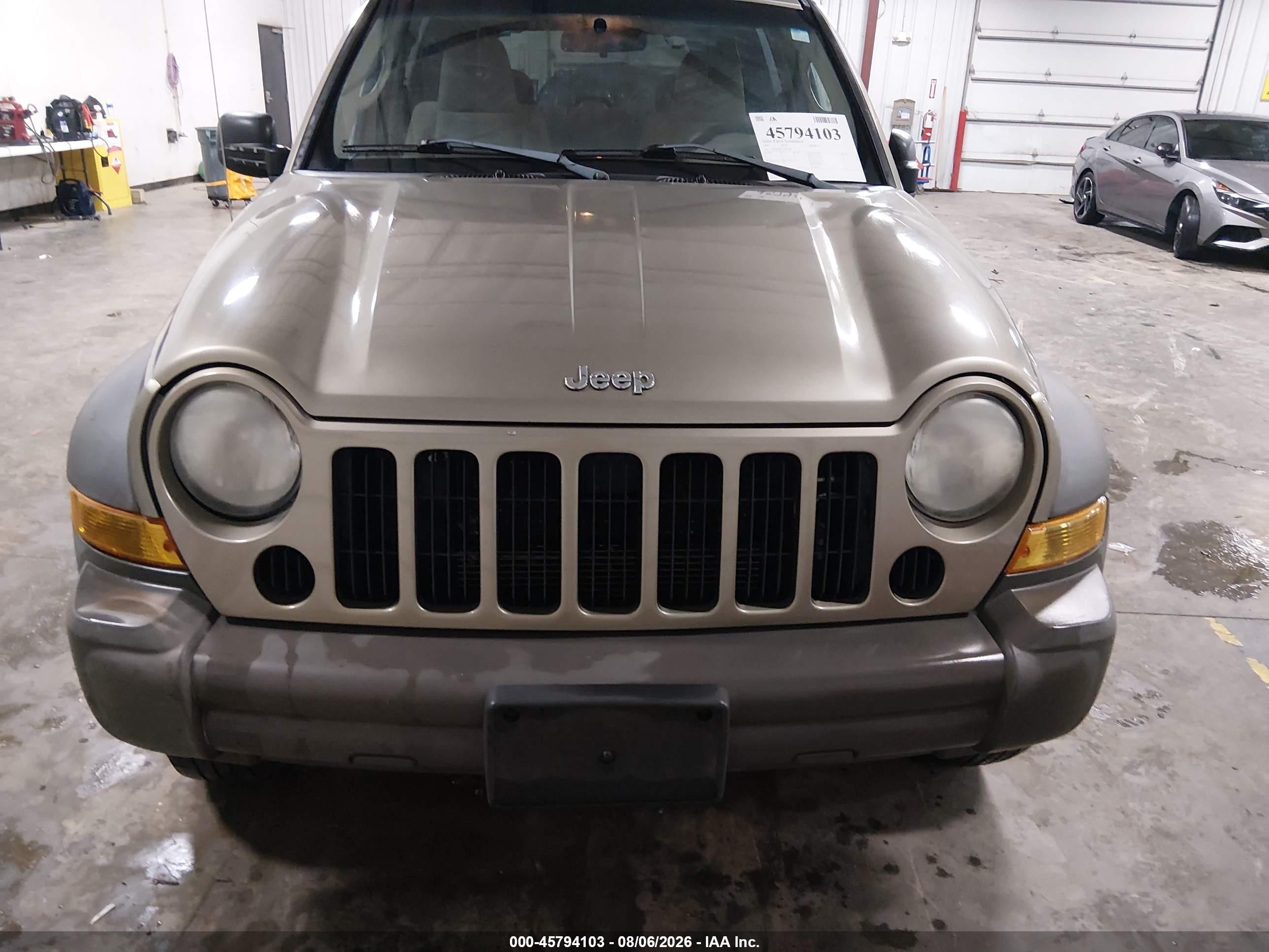 2007 Jeep Liberty Sport Brown vin: 1J4GL48K37W645598
