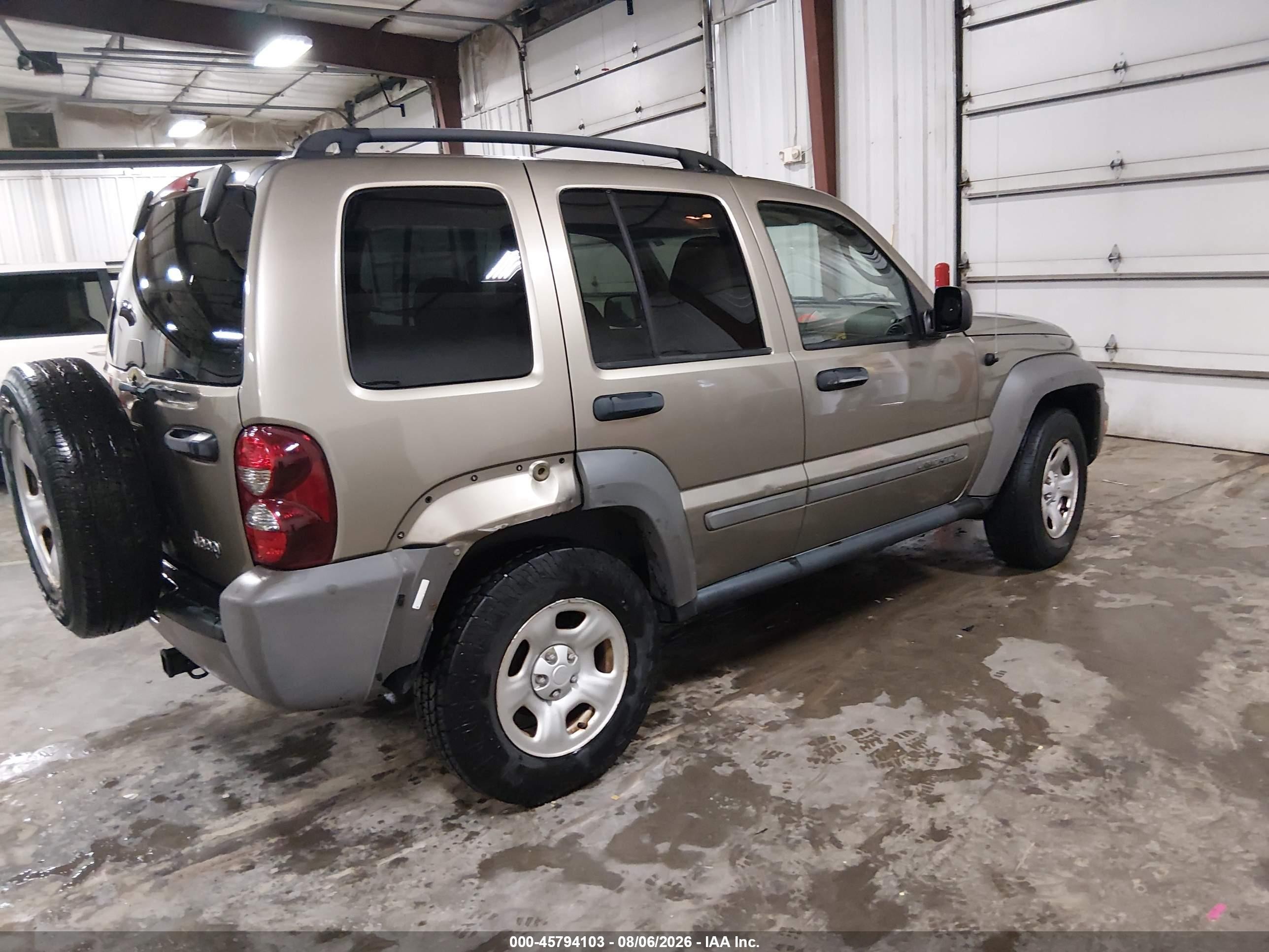 2007 Jeep Liberty Sport Brown vin: 1J4GL48K37W645598