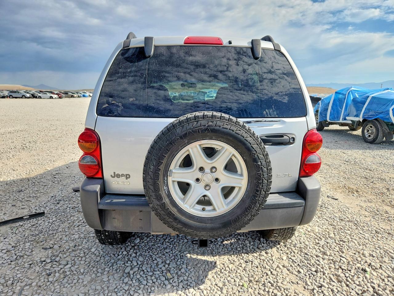 2002 Jeep Liberty Sport Silver vin: 1J4GL48K42W334416