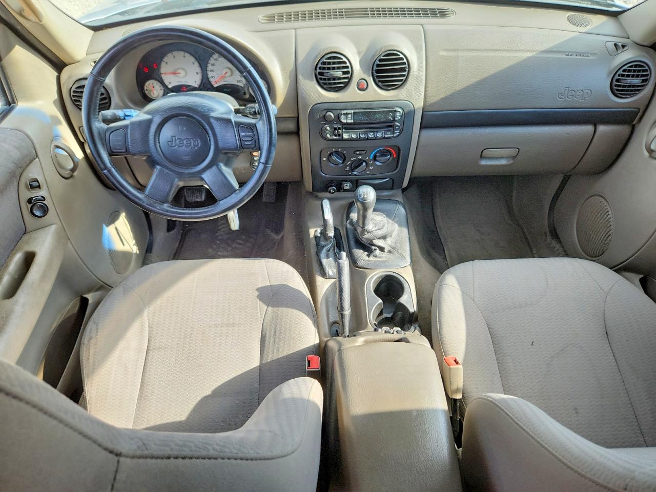 2002 Jeep Liberty Sport Silver vin: 1J4GL48K42W334416