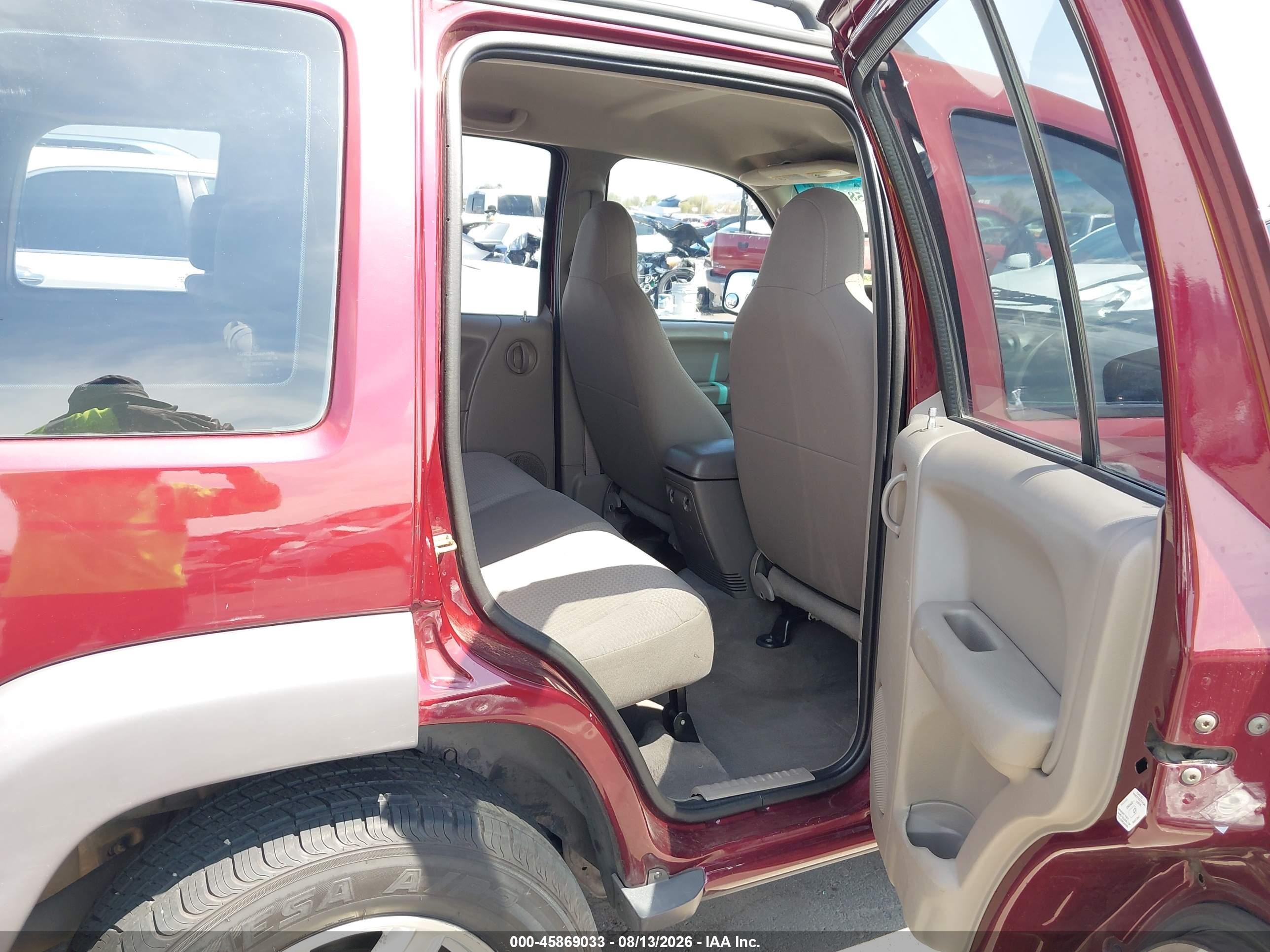 2003 Jeep Liberty Sport Maroon vin: 1J4GL48K43W513721
