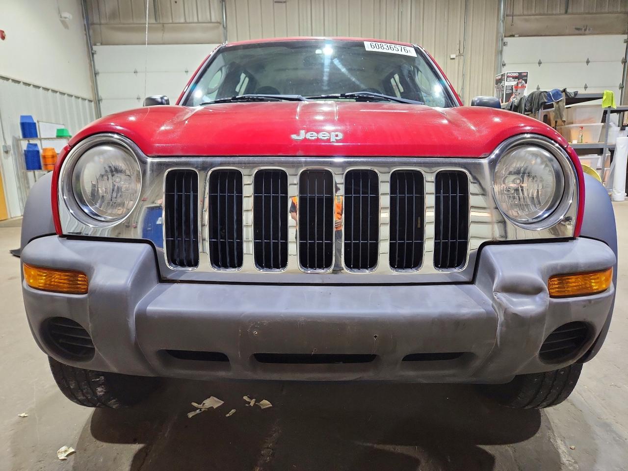 2004 Jeep Liberty Sport Red vin: 1J4GL48K44W132789