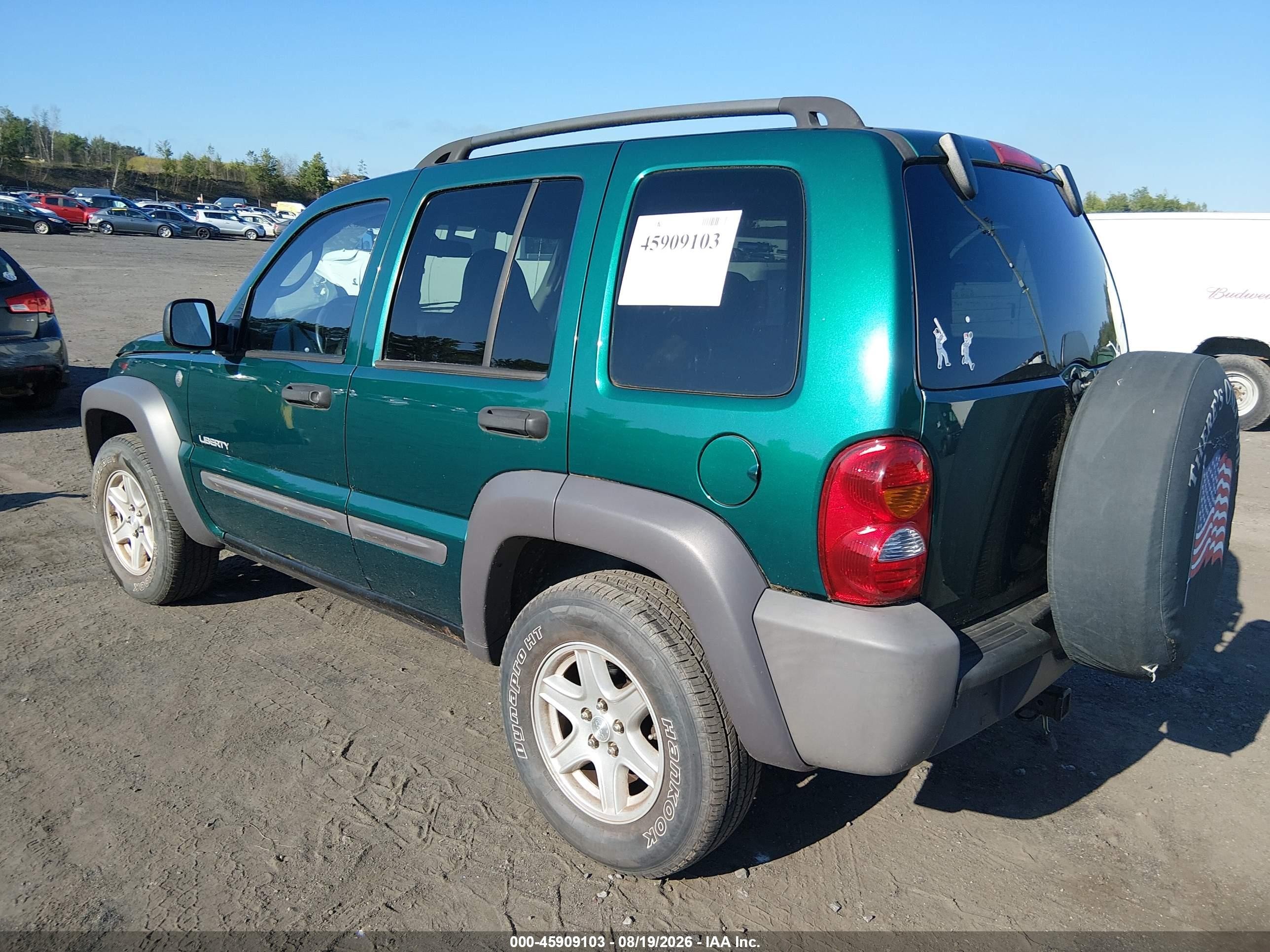 2004 Jeep Liberty Sport Green vin: 1J4GL48K44W192331