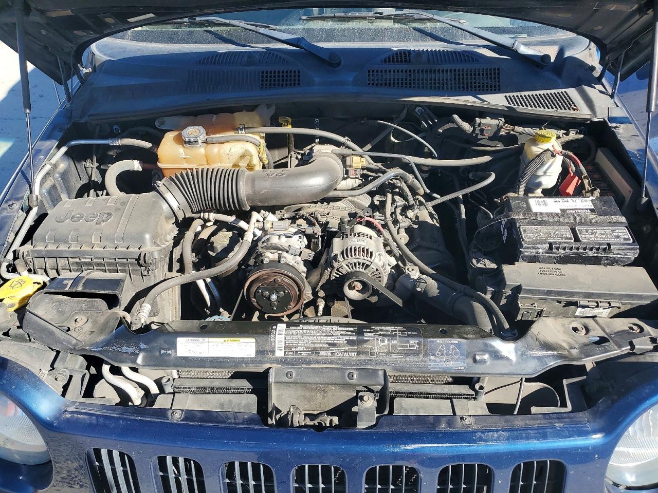 2004 Jeep Liberty Sport Blue vin: 1J4GL48K44W243472