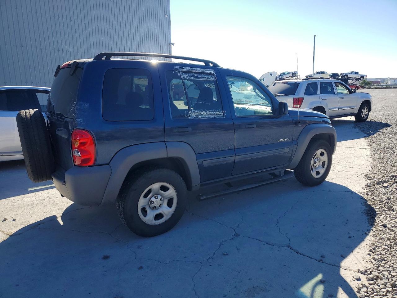 2004 Jeep Liberty Sport Blue vin: 1J4GL48K44W243472