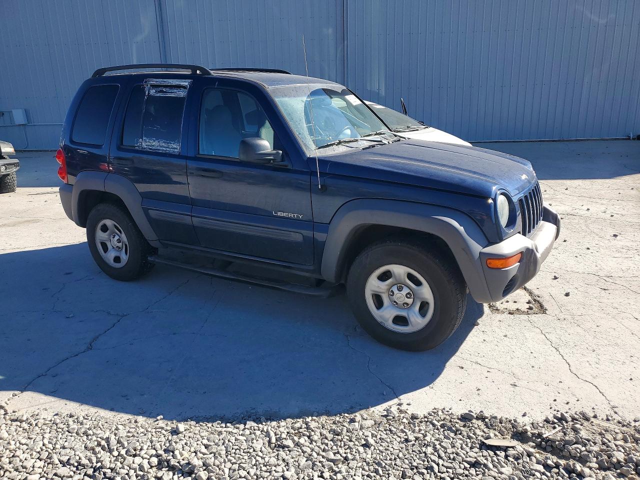 2004 Jeep Liberty Sport Blue vin: 1J4GL48K44W243472