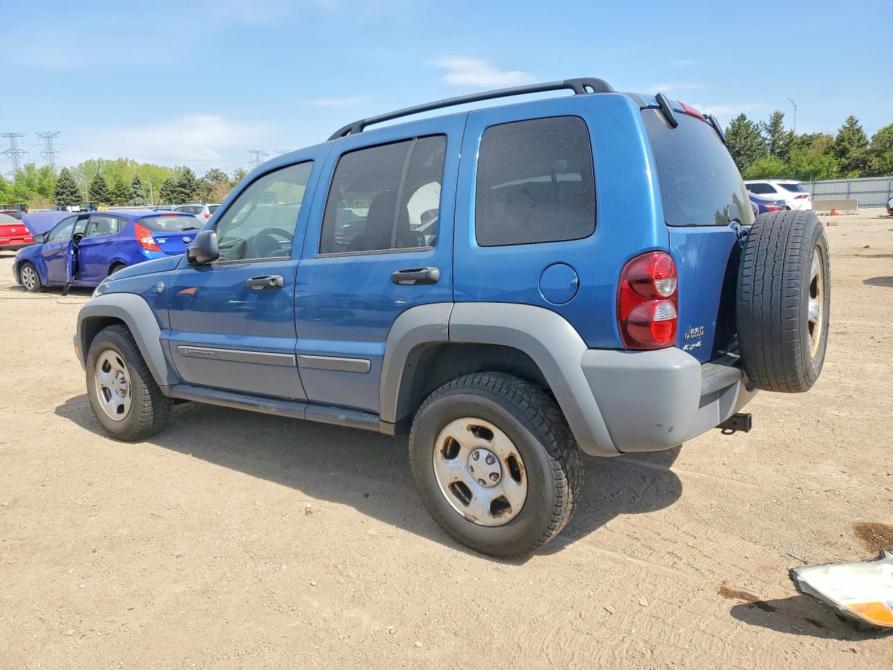 2005 Jeep Liberty Sport Blue vin: 1J4GL48K45W532532