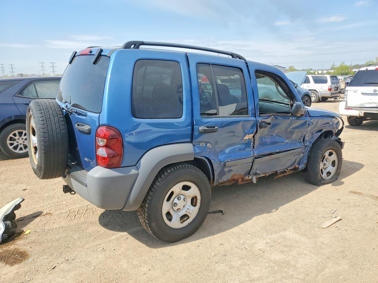 2005 Jeep Liberty Sport Blue vin: 1J4GL48K45W532532