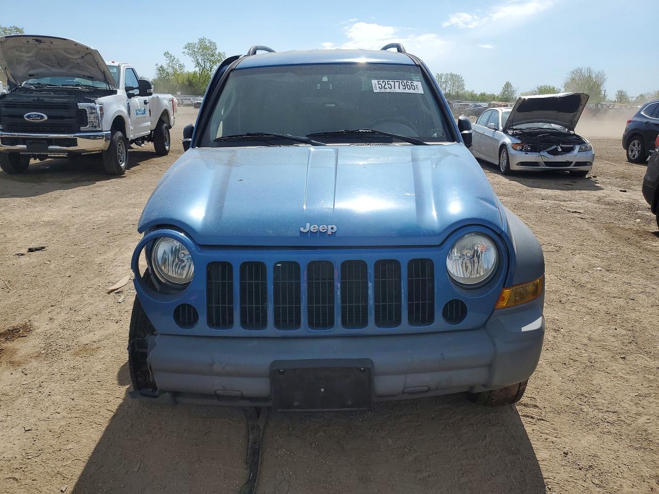 2005 Jeep Liberty Sport Blue vin: 1J4GL48K45W532532