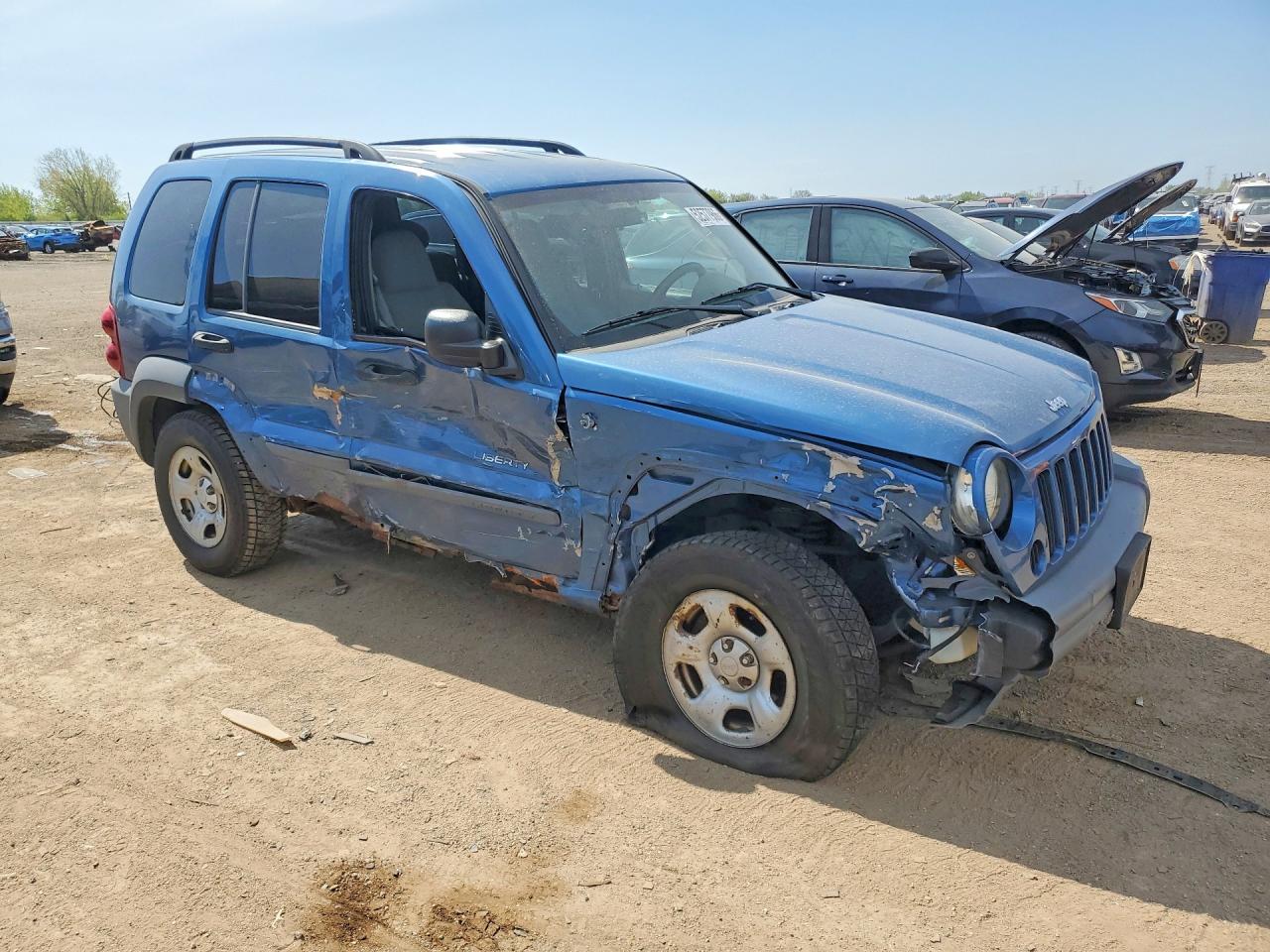 2005 Jeep Liberty Sport Blue vin: 1J4GL48K45W532532