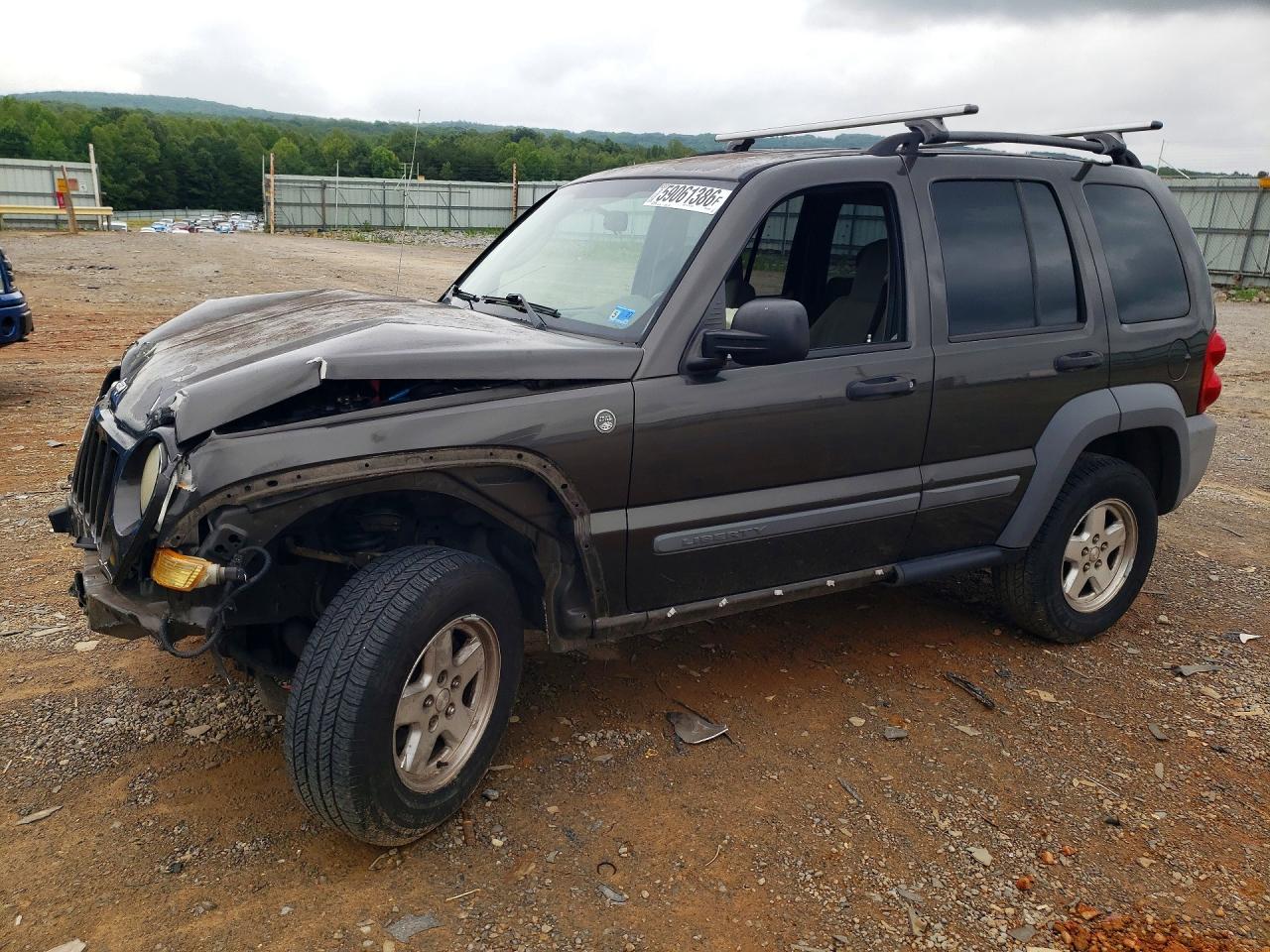 2005 Jeep Liberty Sport Gray vin: 1J4GL48K45W573033