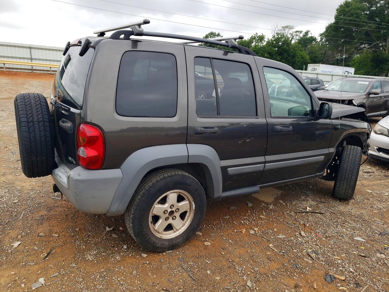 2005 Jeep Liberty Sport Gray vin: 1J4GL48K45W573033
