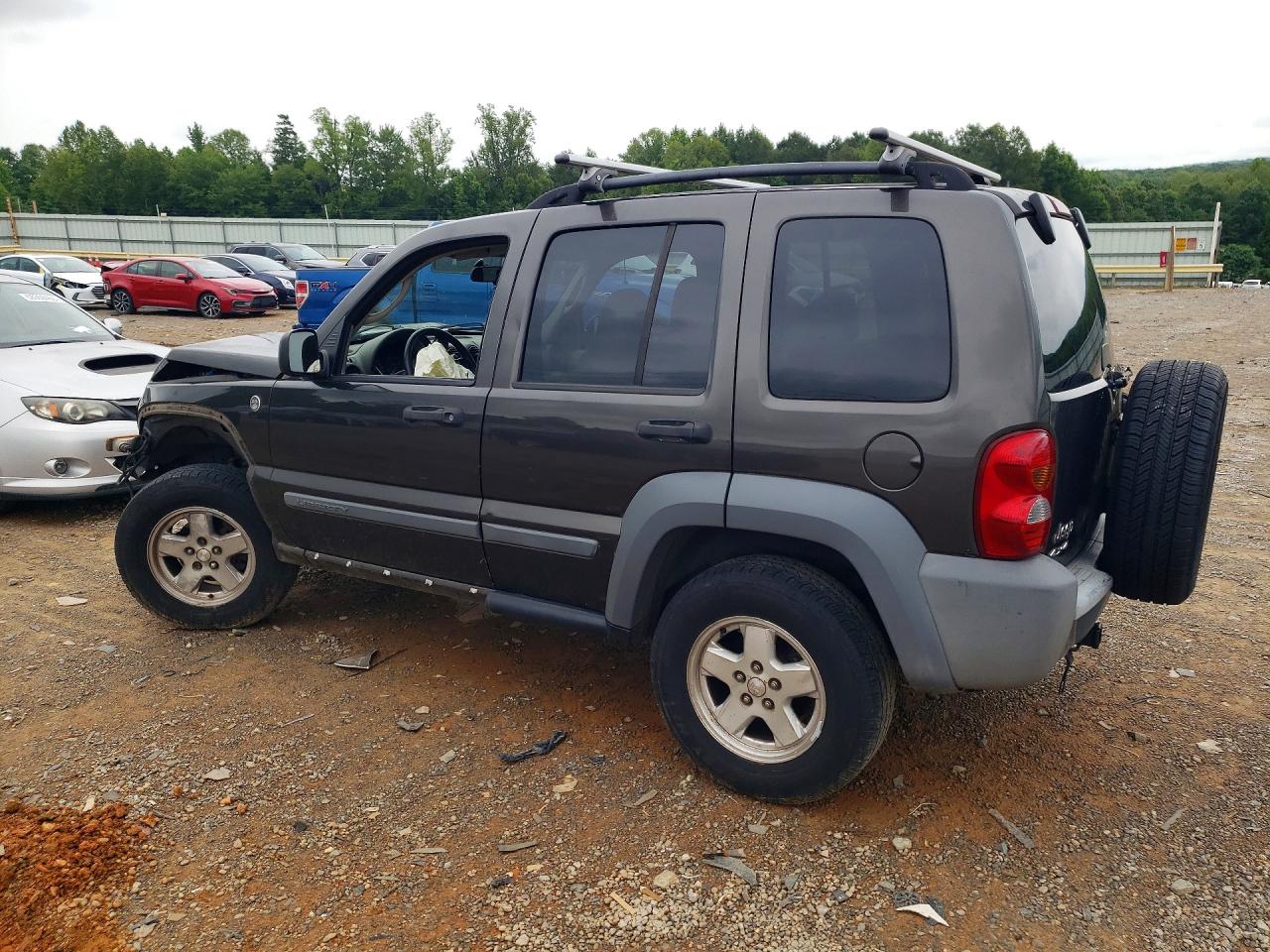 2005 Jeep Liberty Sport Gray vin: 1J4GL48K45W573033