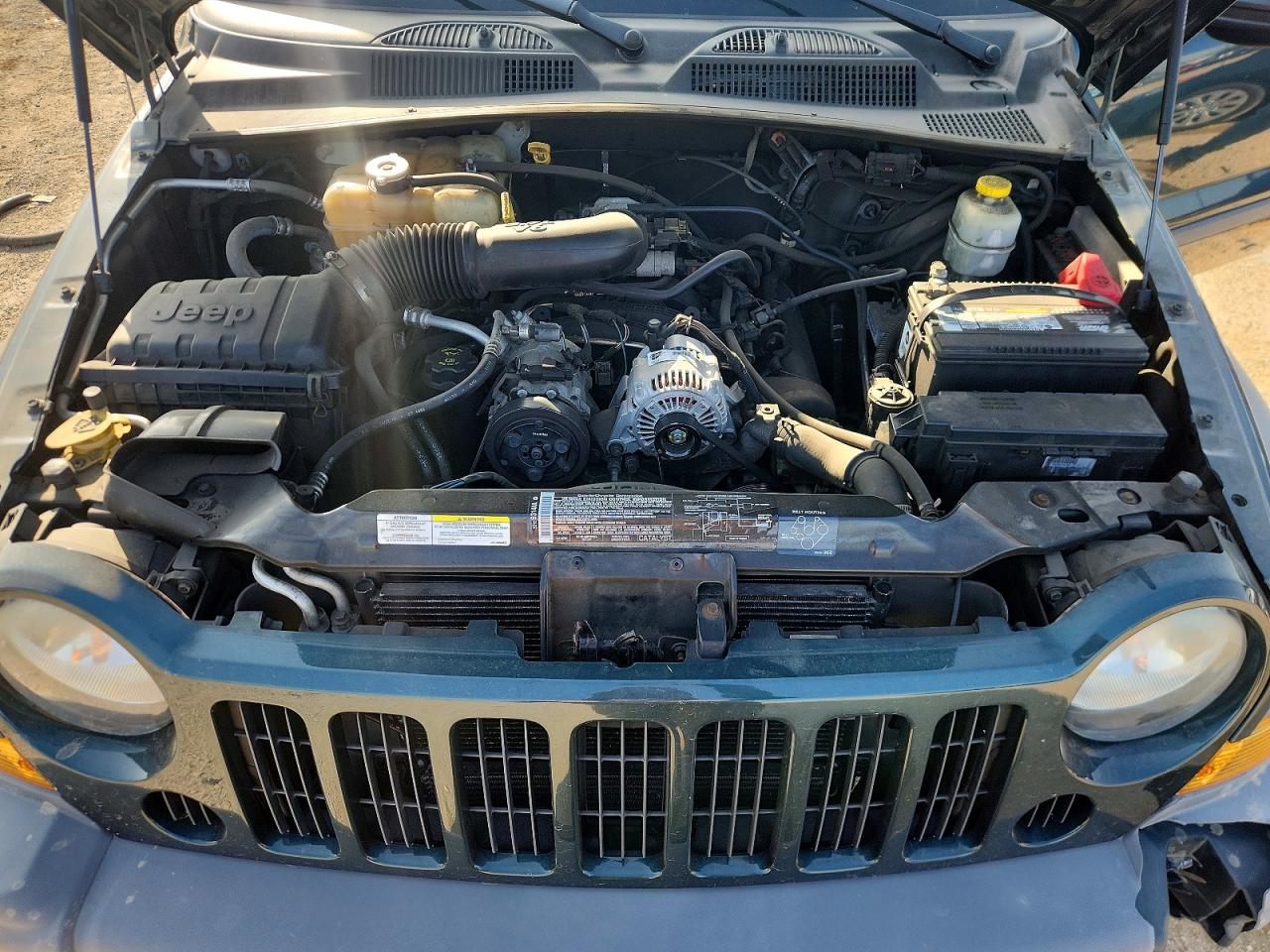 2005 Jeep Liberty Sport Green vin: 1J4GL48K45W599809