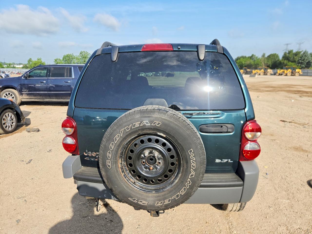 2005 Jeep Liberty Sport Green vin: 1J4GL48K45W599809