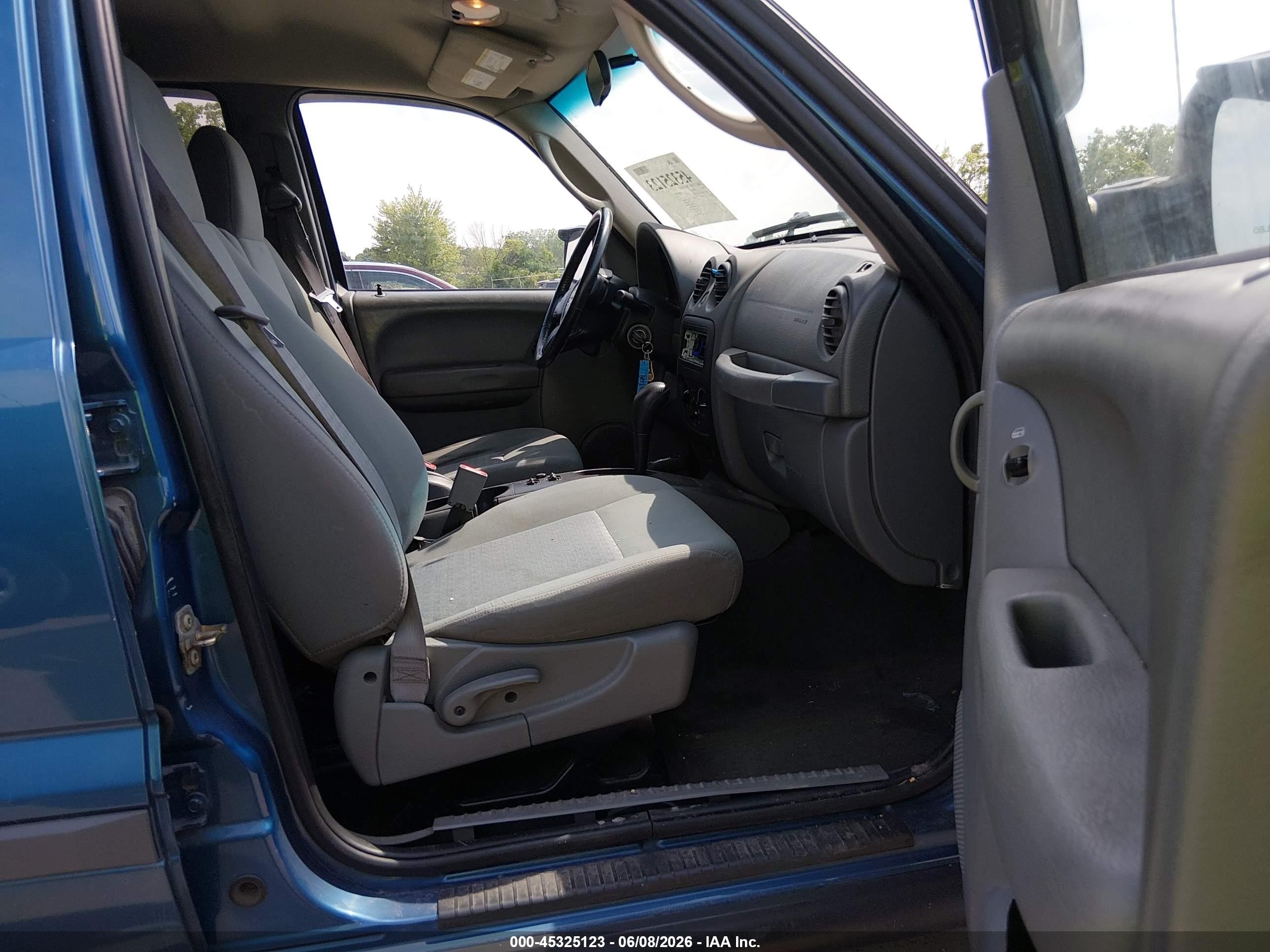 2006 Jeep Liberty Sport Blue vin: 1J4GL48K46W120872