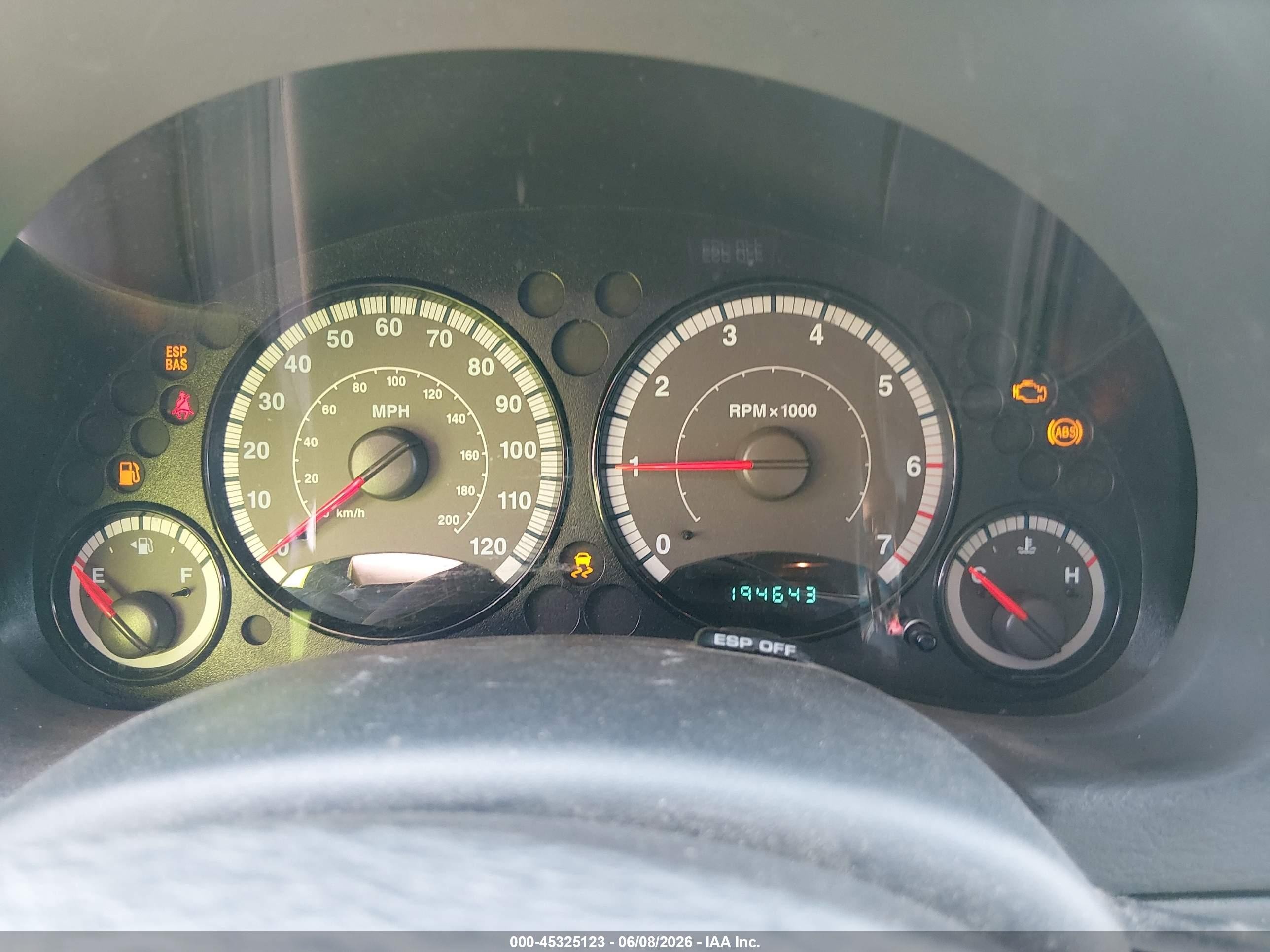2006 Jeep Liberty Sport Blue vin: 1J4GL48K46W120872