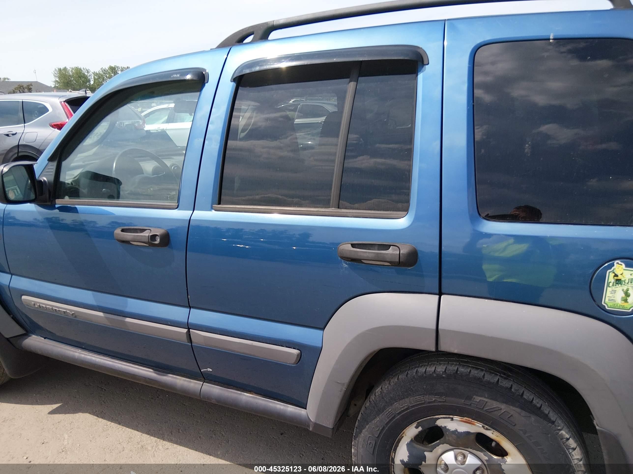 2006 Jeep Liberty Sport Blue vin: 1J4GL48K46W120872