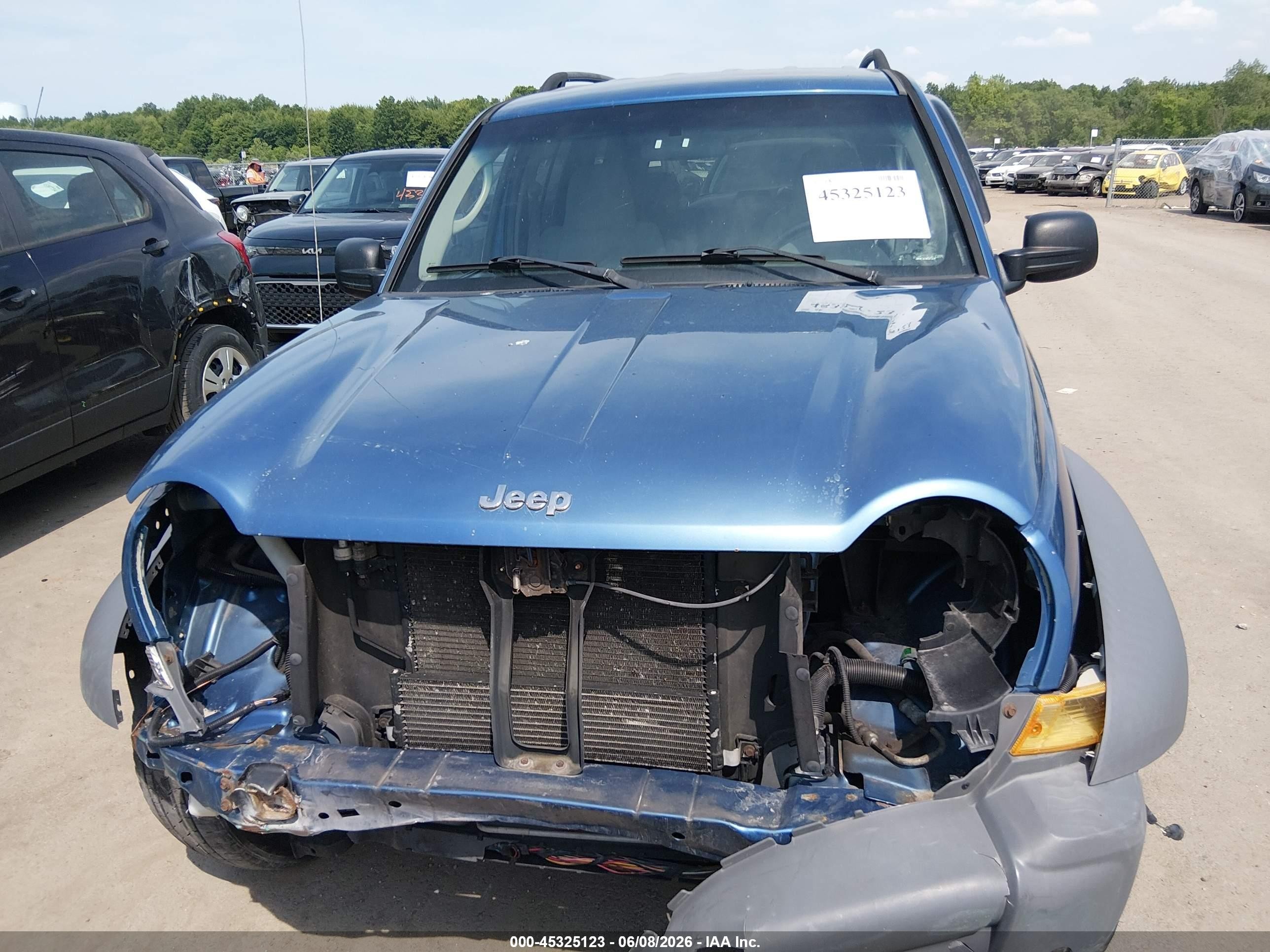 2006 Jeep Liberty Sport Blue vin: 1J4GL48K46W120872