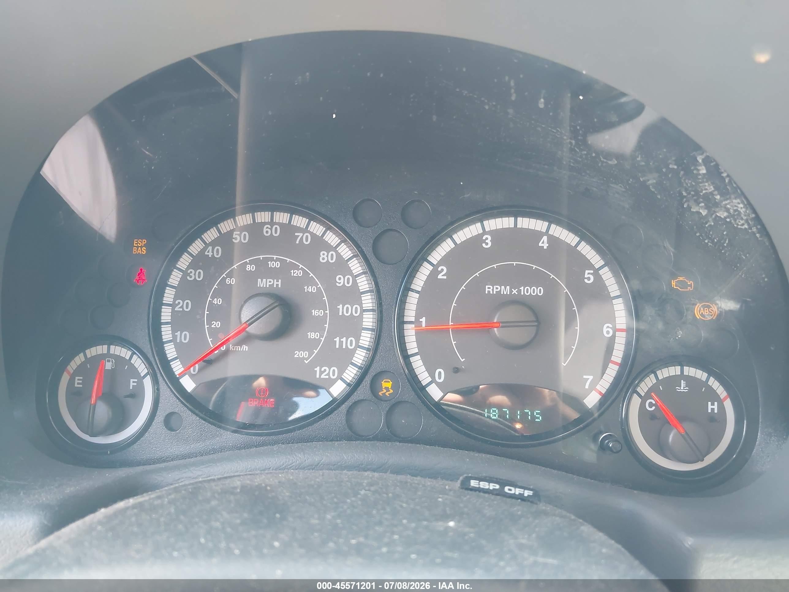 2006 Jeep Liberty Sport Red vin: 1J4GL48K46W128938