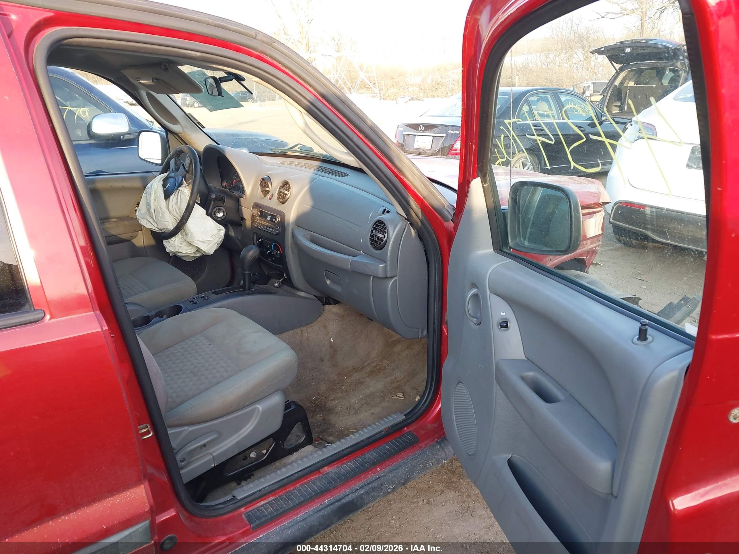 2006 Jeep Liberty Sport Red vin: 1J4GL48K46W184779
