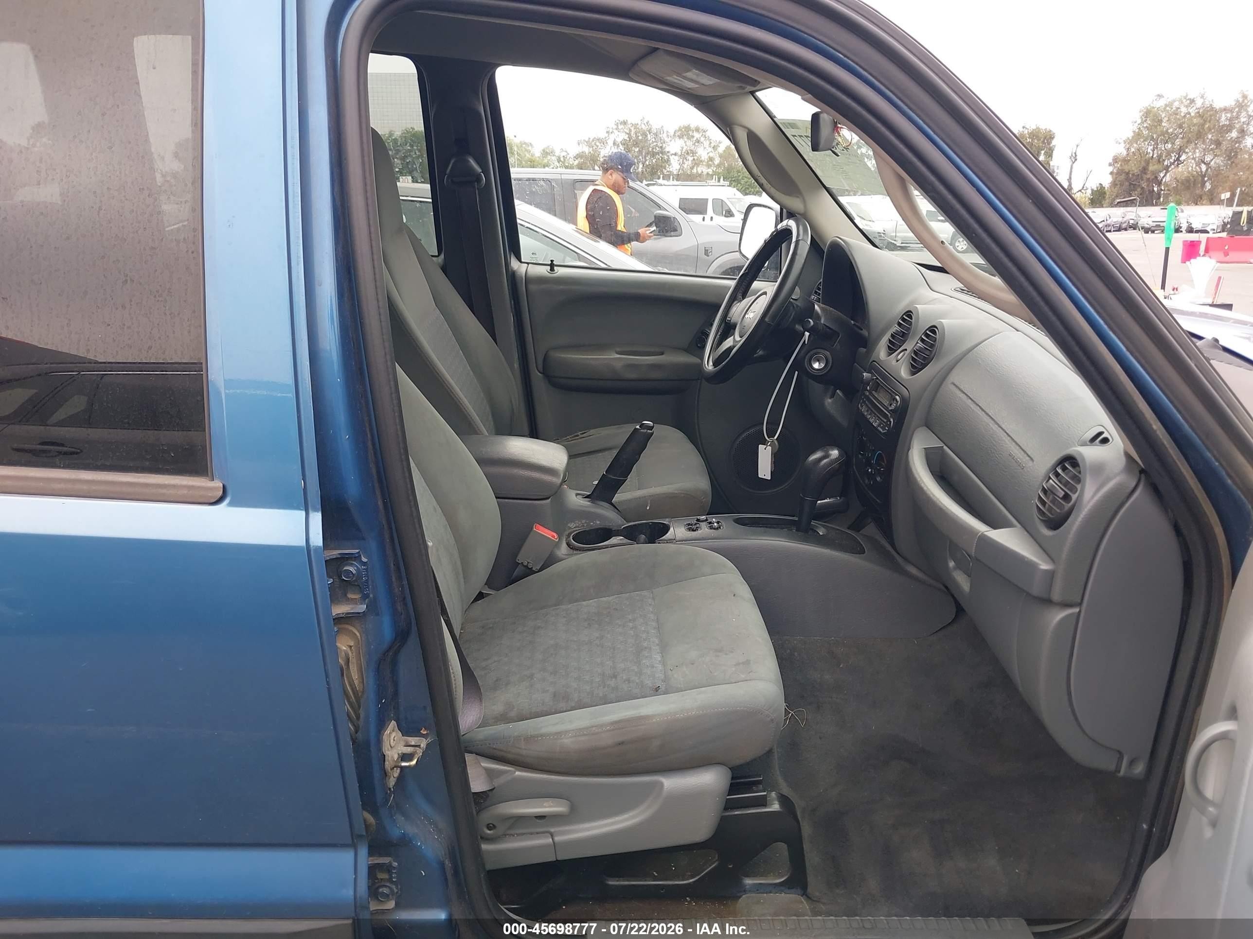 2006 Jeep Liberty Sport Blue vin: 1J4GL48K46W208921