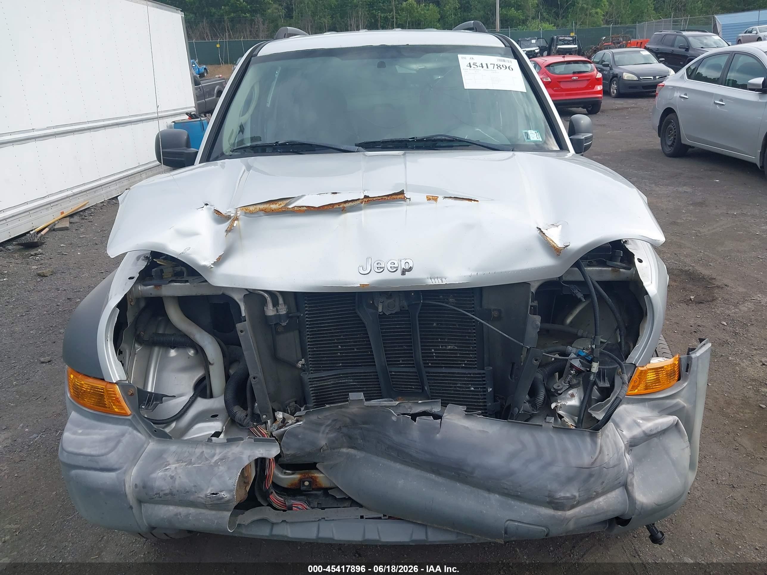 2006 Jeep Liberty Sport Silver vin: 1J4GL48K46W217327