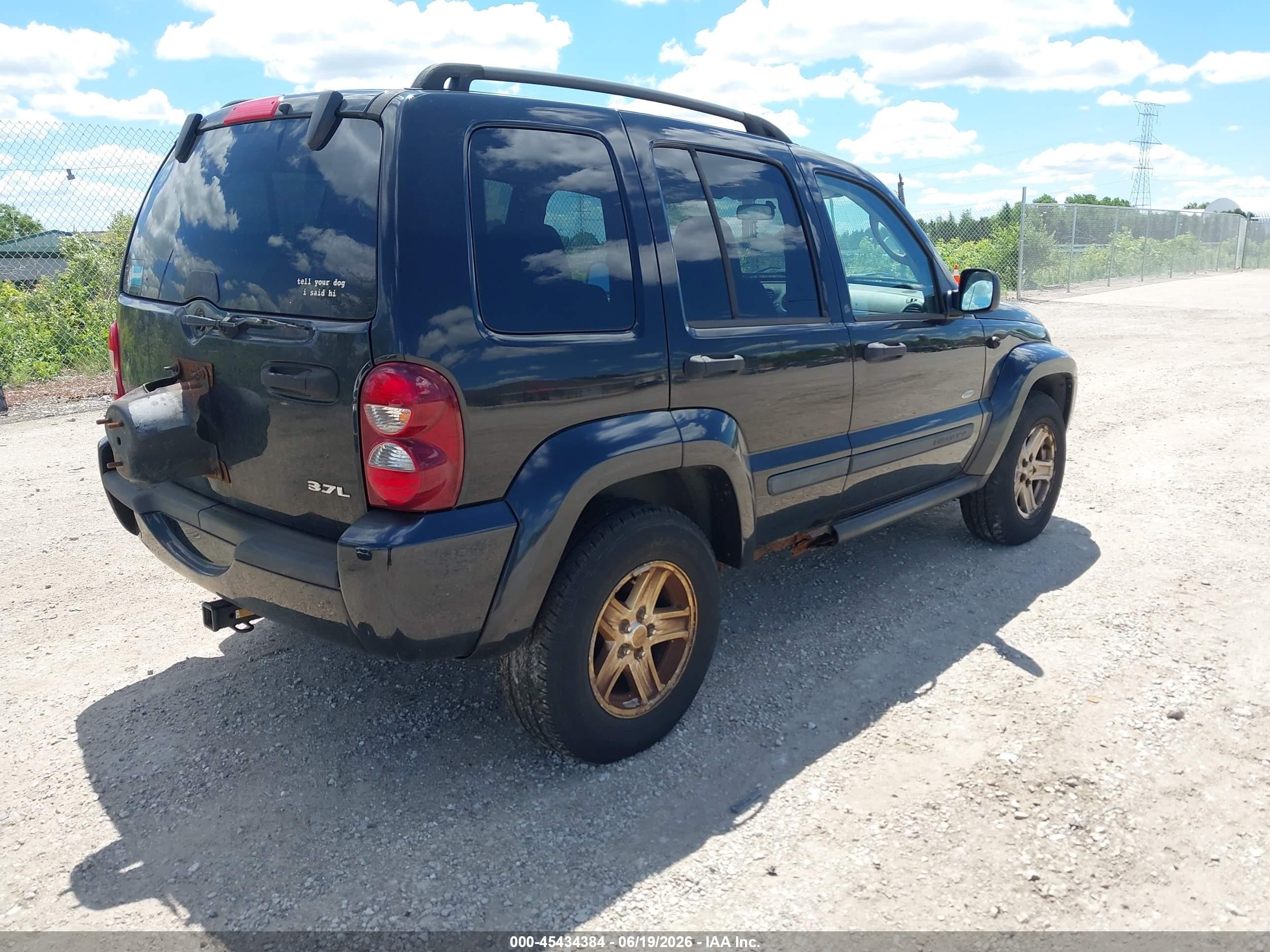 2007 Jeep Liberty Sport Black vin: 1J4GL48K47W618457