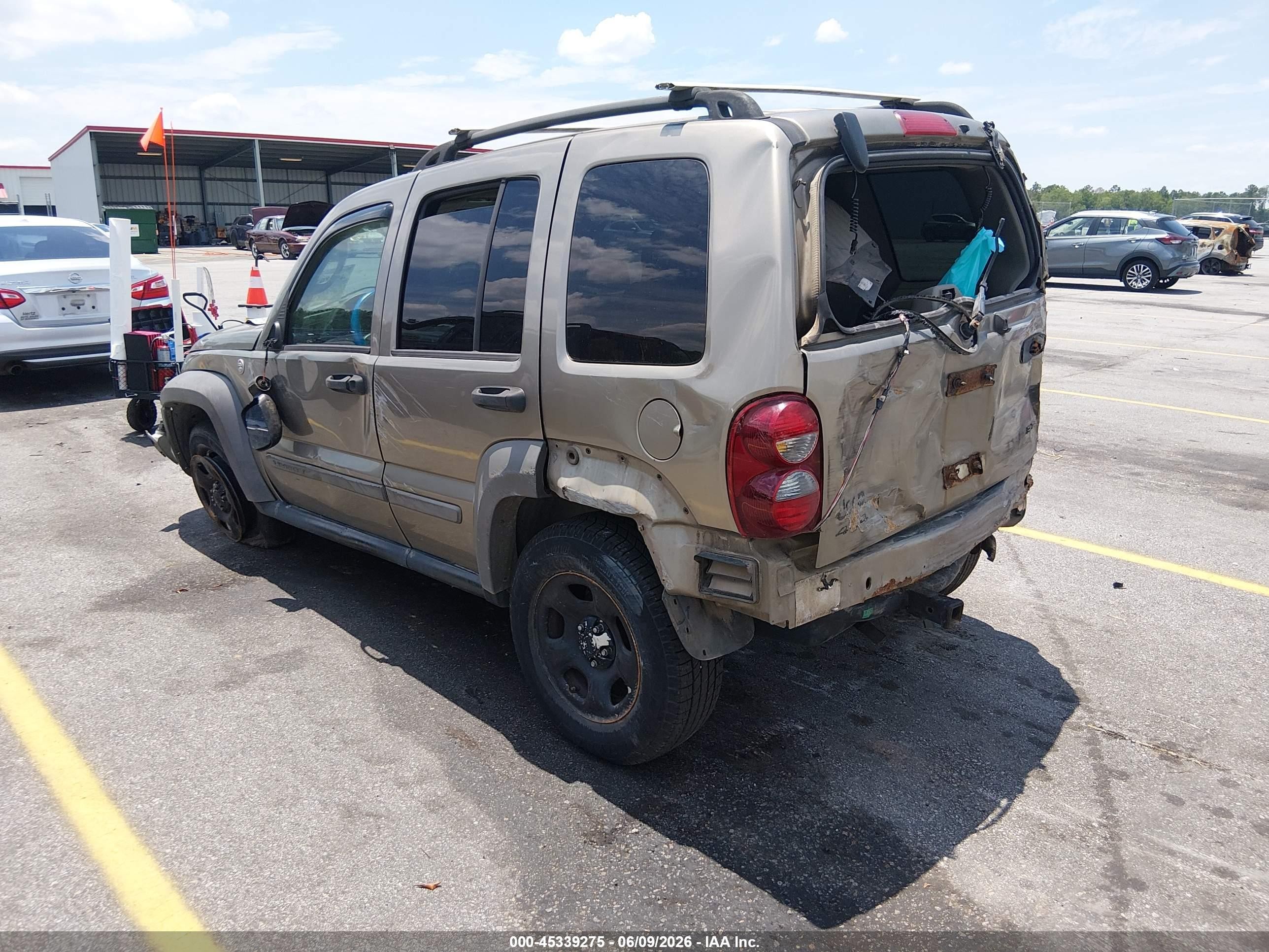2007 Jeep Liberty Sport Brown vin: 1J4GL48K47W647604