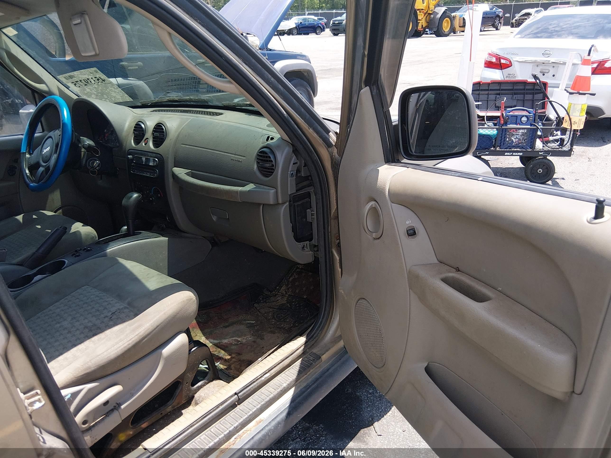 2007 Jeep Liberty Sport Brown vin: 1J4GL48K47W647604