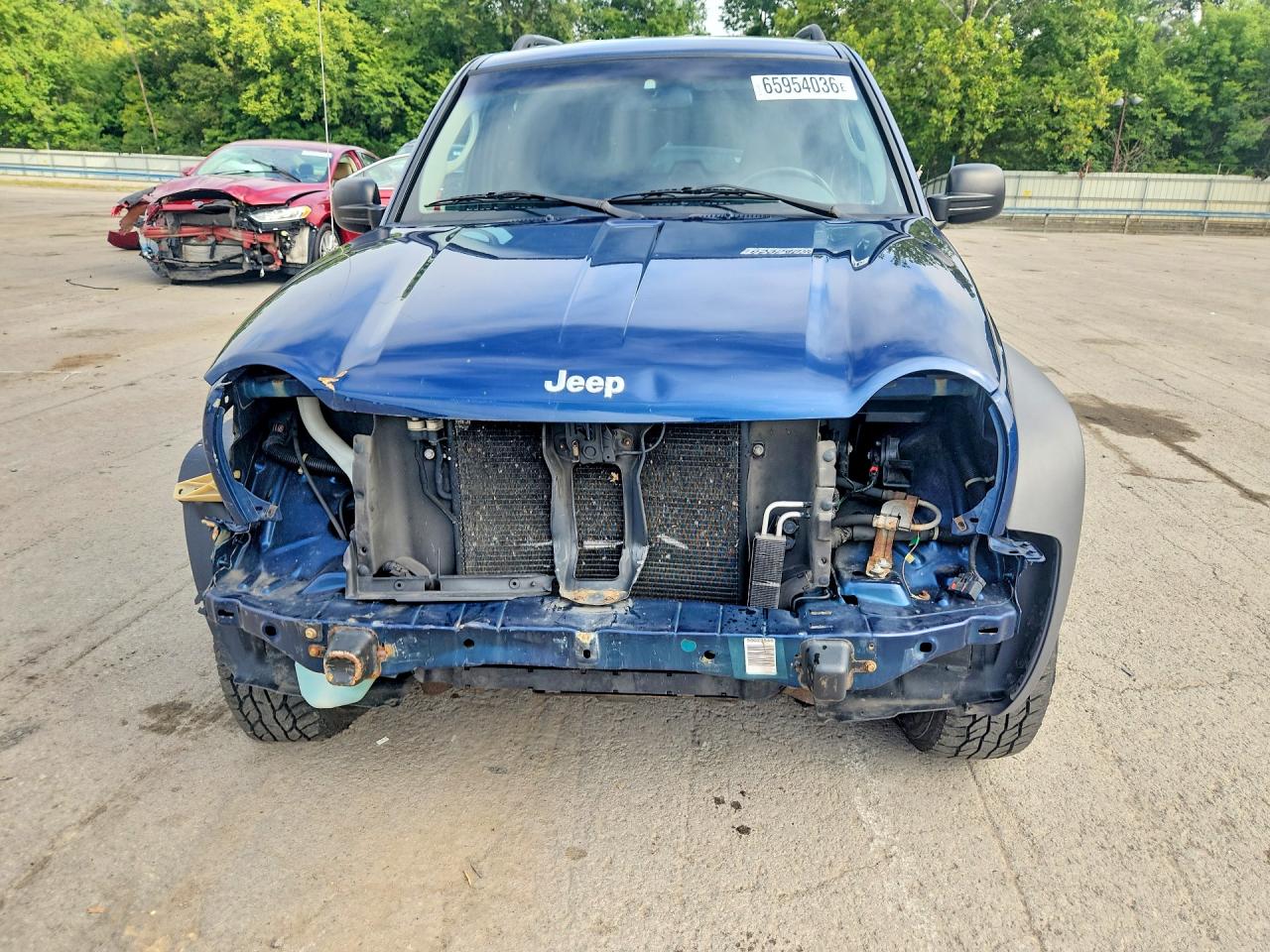 2002 Jeep Liberty Sport Blue vin: 1J4GL48K52W353766