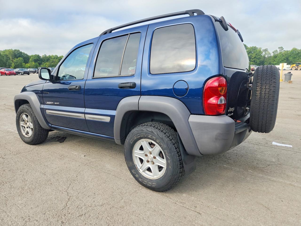 2002 Jeep Liberty Sport Blue vin: 1J4GL48K52W353766